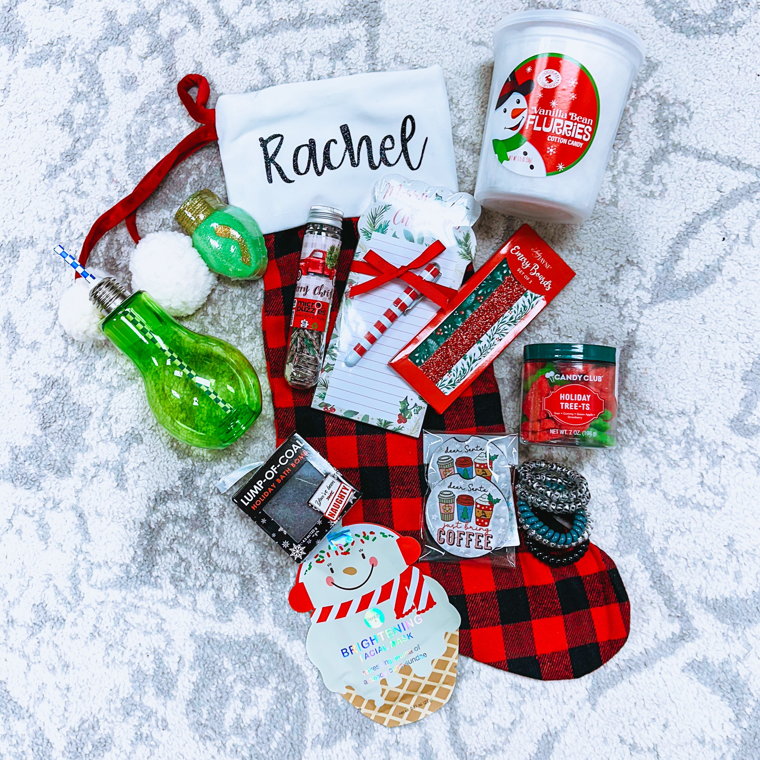 Buffalo Plaid Oversized Stocking