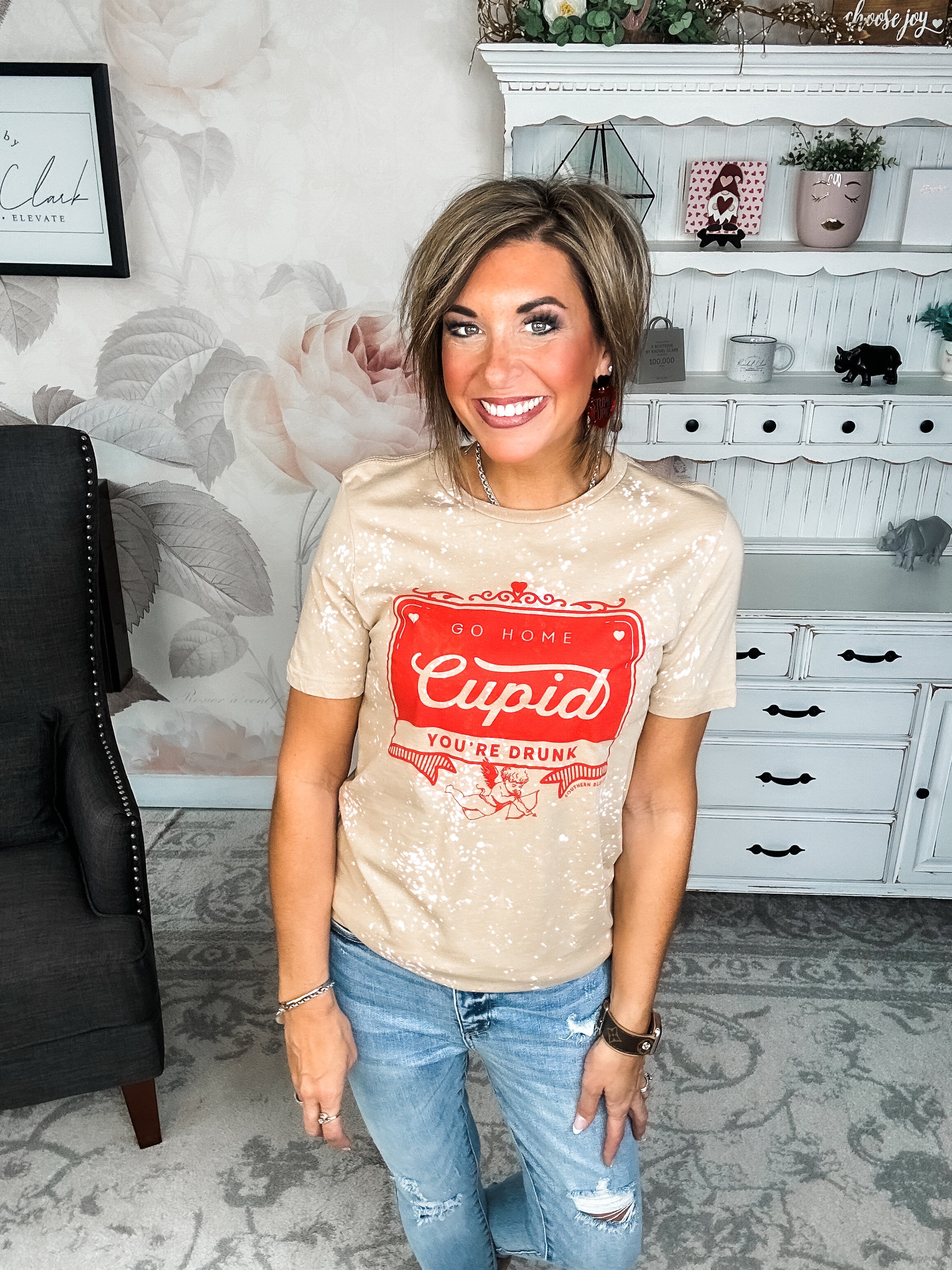 Go Home Cupid Graphic Tee