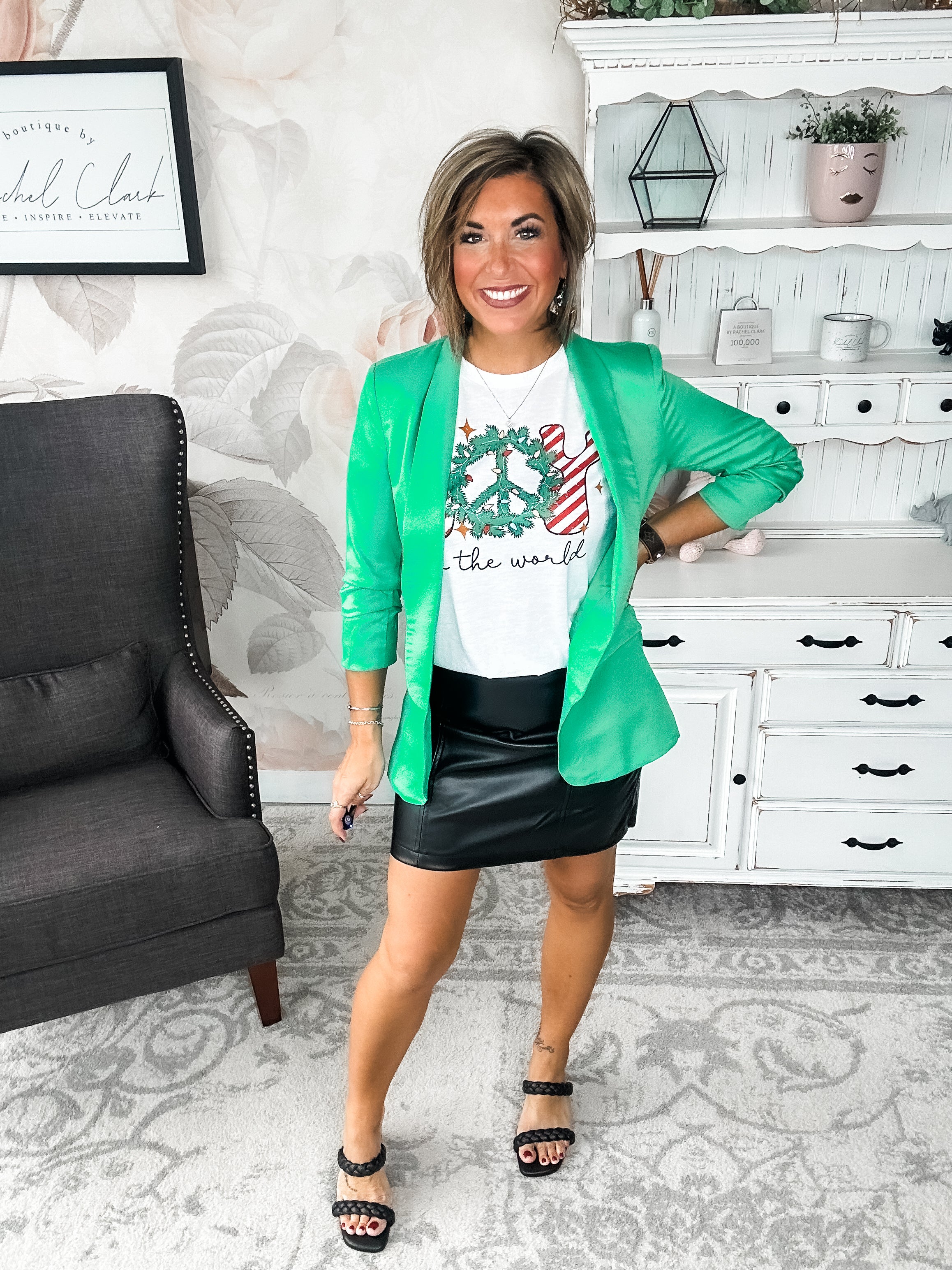 Ready For Success Blazer - Kelly Green