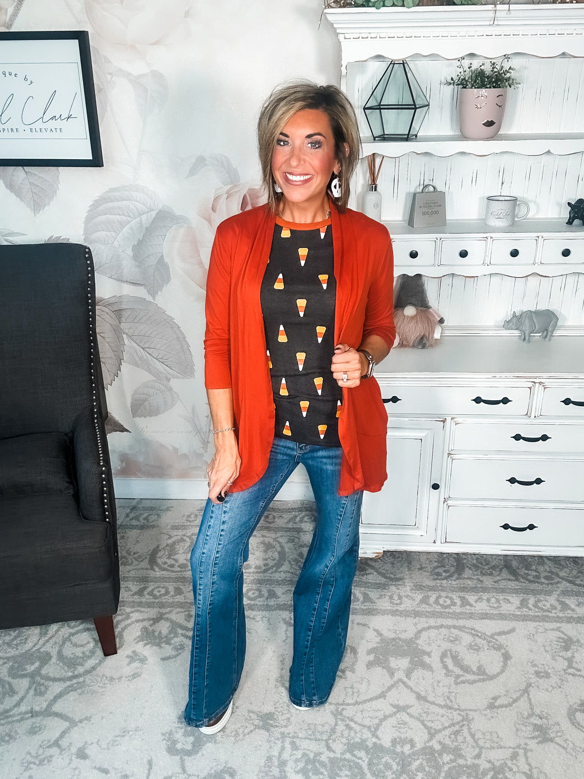Ampersand Avenue Tee - Candy Corn Cutie