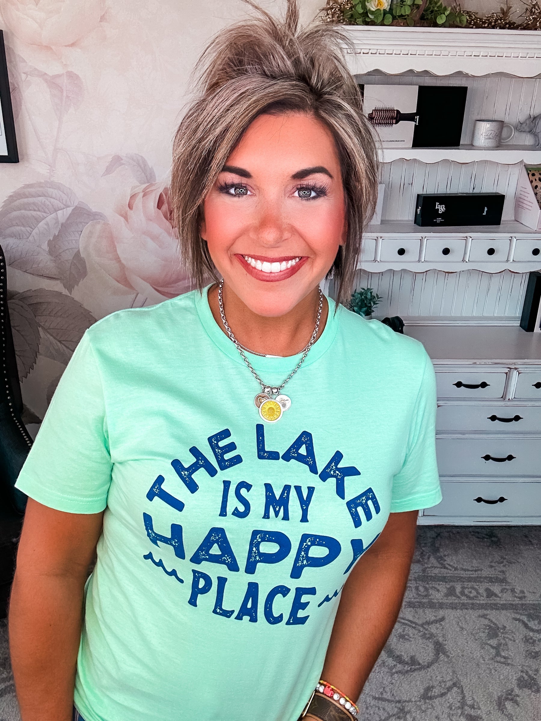 The Lake Is My Happy Place Graphic Tee