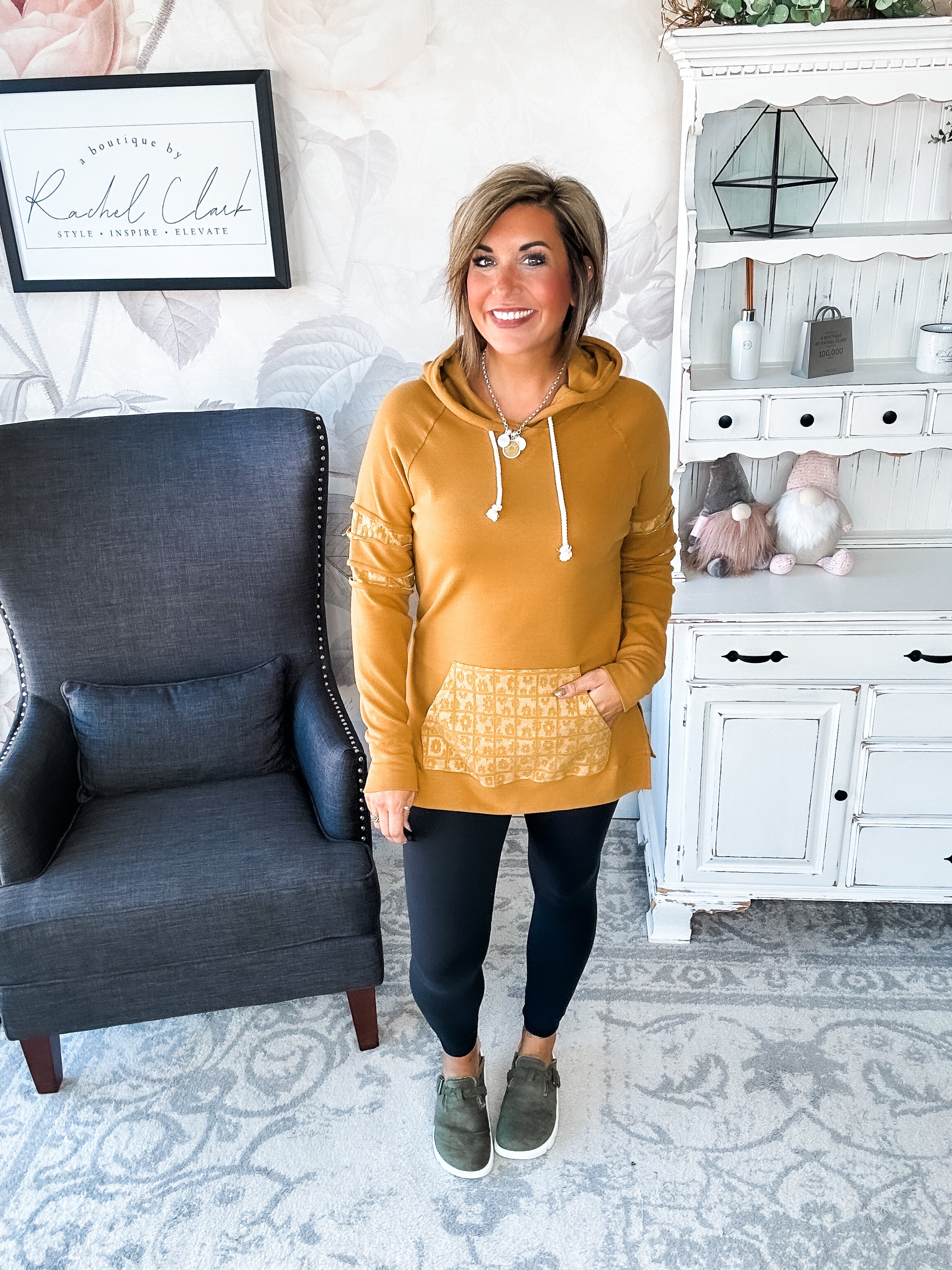 Ampersand Avenue SideSlit Hoodie - Made For You