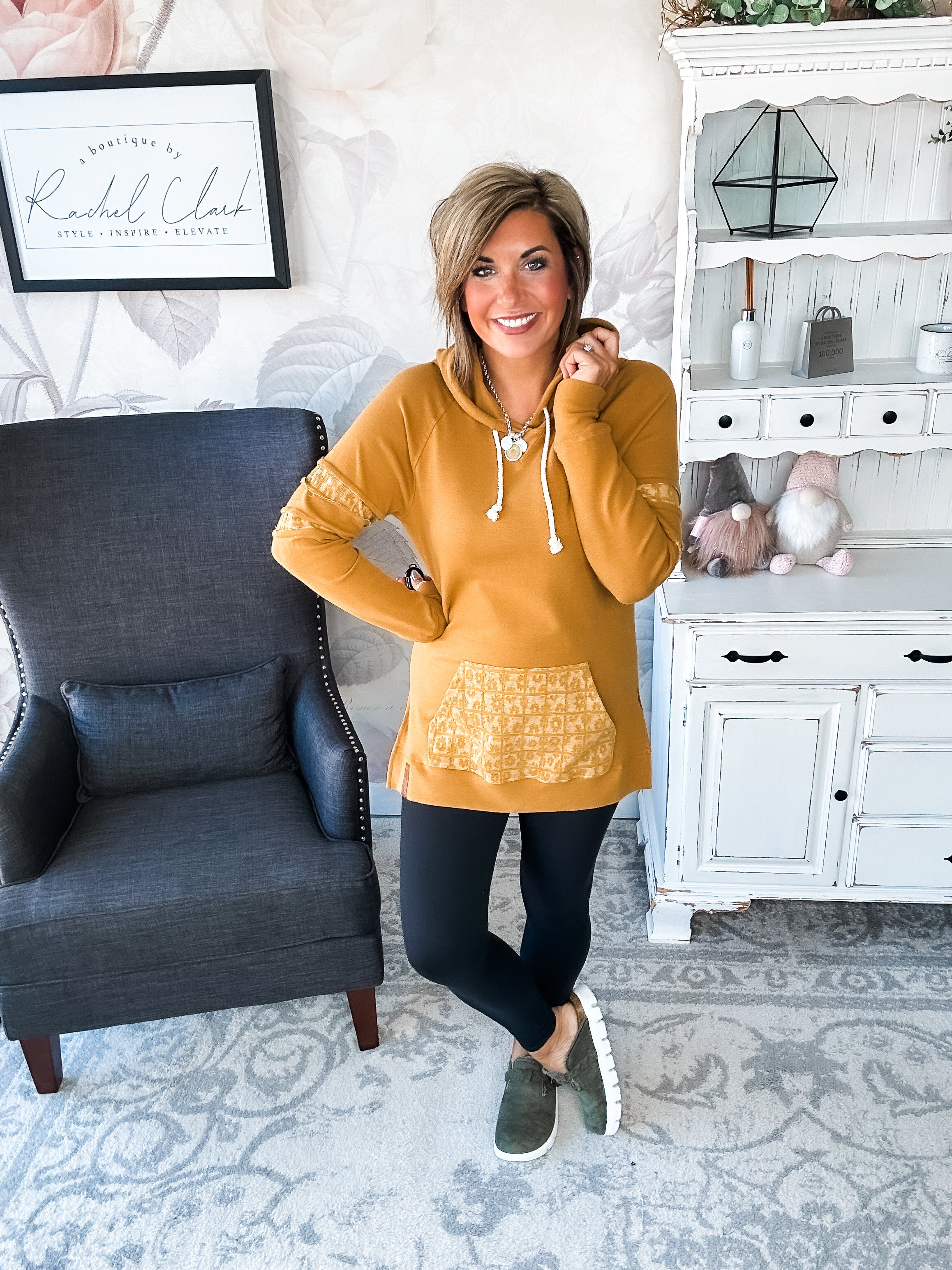 Ampersand Avenue SideSlit Hoodie - Made For You