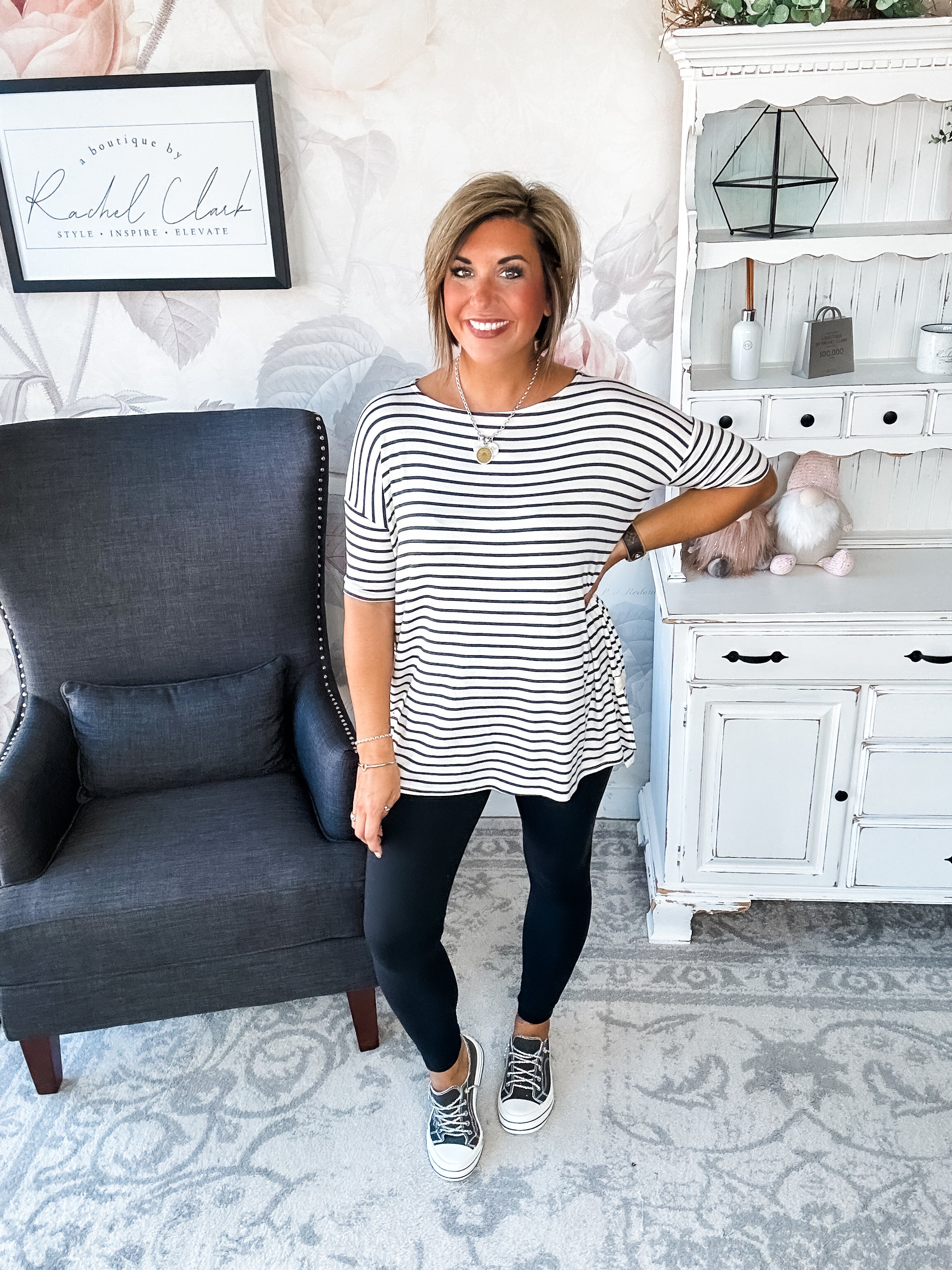 Call Me Back Tunic Top