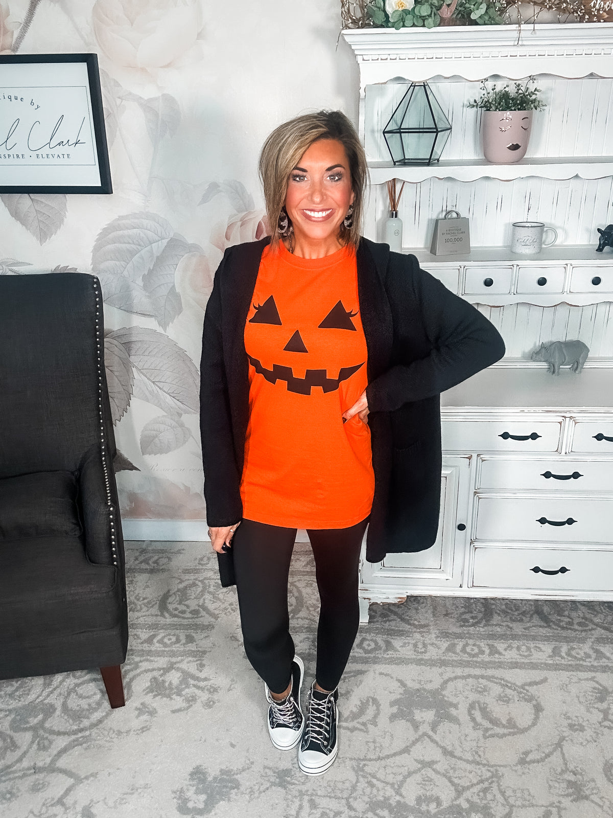 Pumpkin Face Graphic Tee