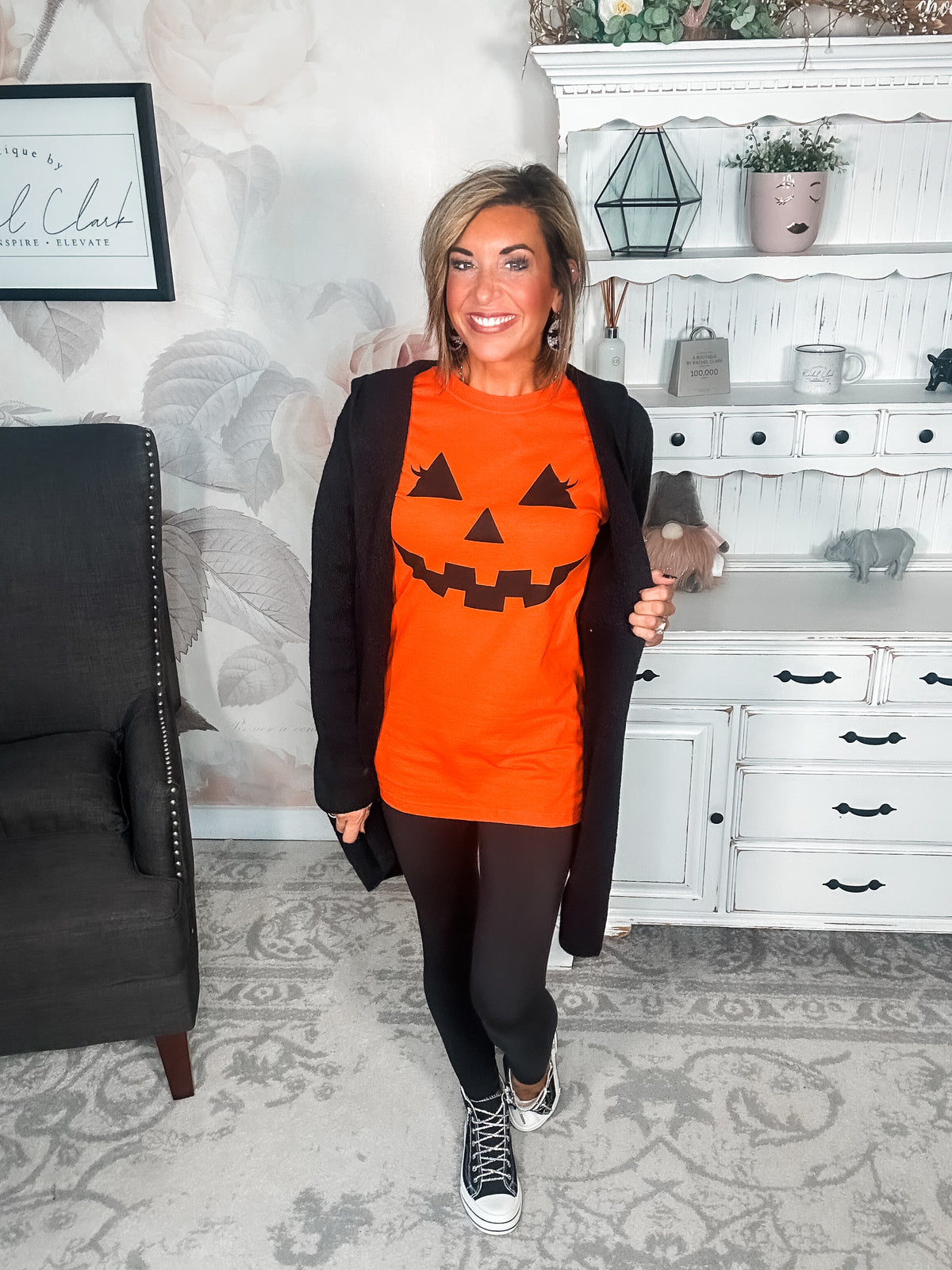 Pumpkin Face Graphic Tee
