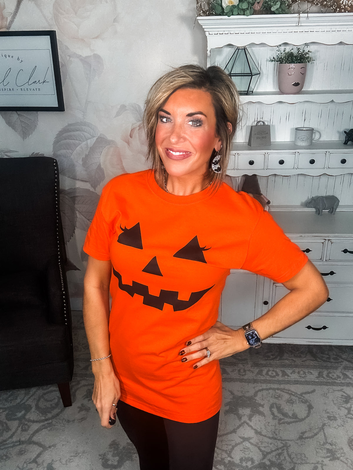Pumpkin Face Graphic Tee