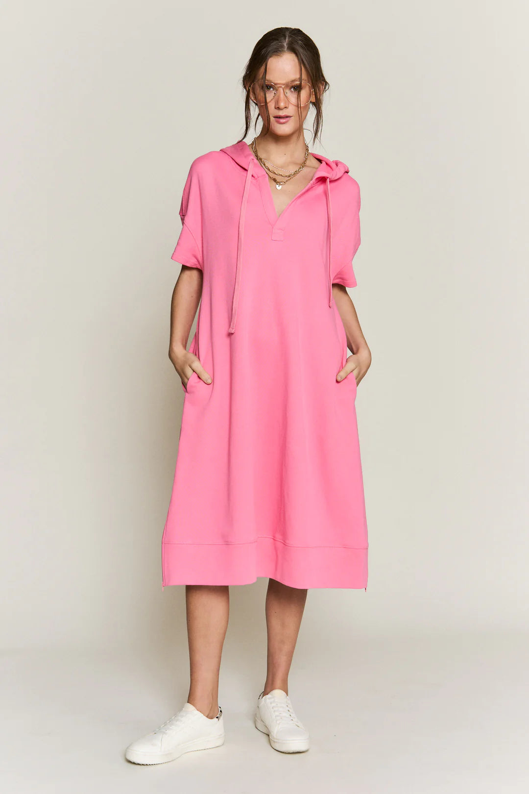 Looking for You Hooded Sweatshirt Dress