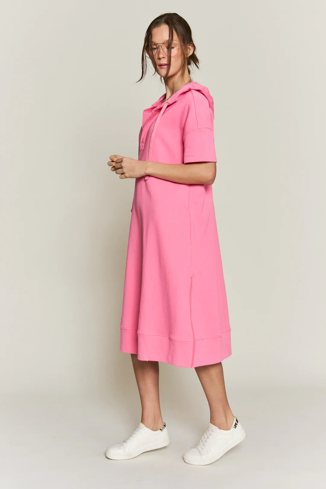 Looking for You Hooded Sweatshirt Dress