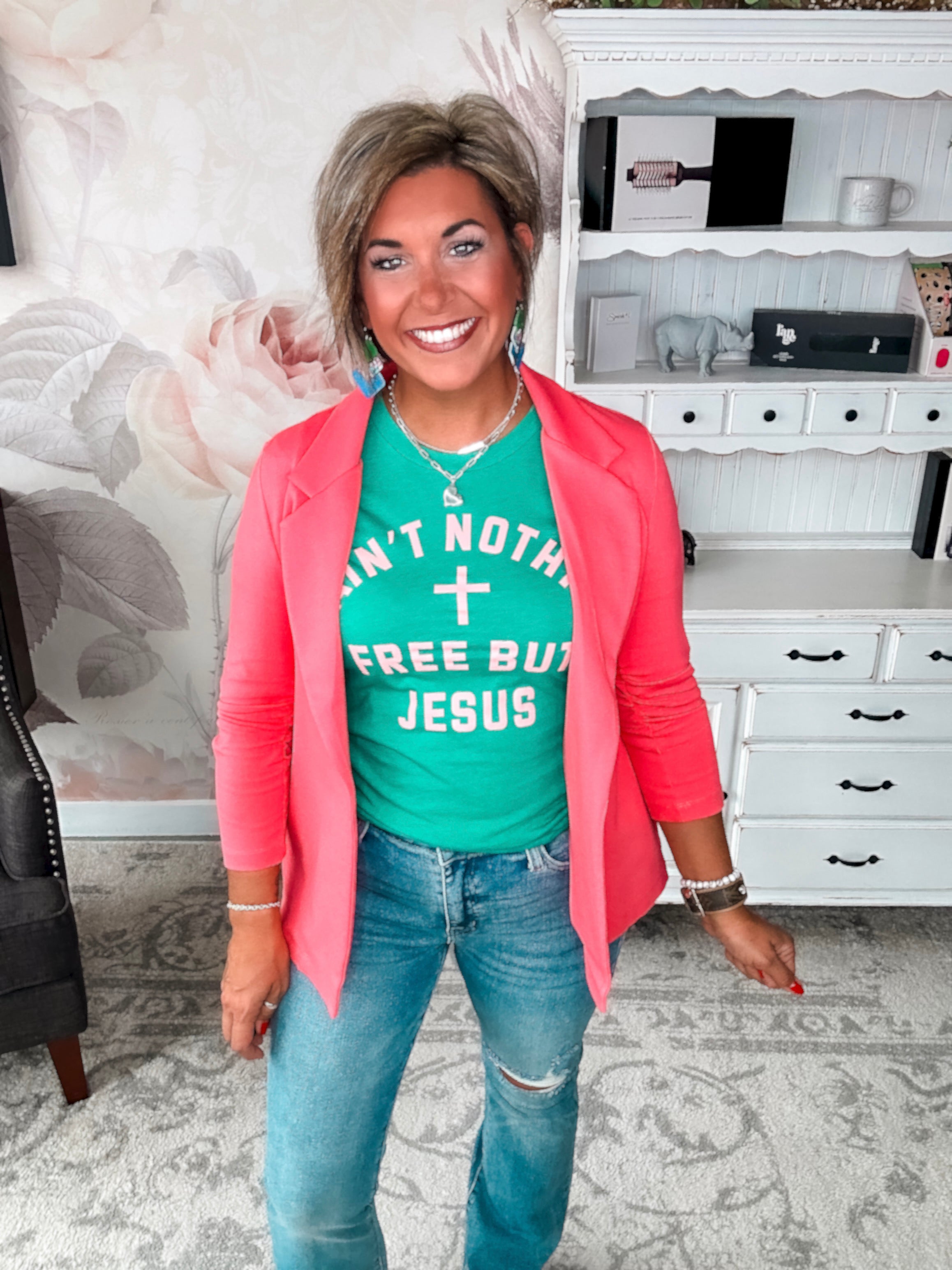 Ain't Nothin Free But Jesus Graphic Tee