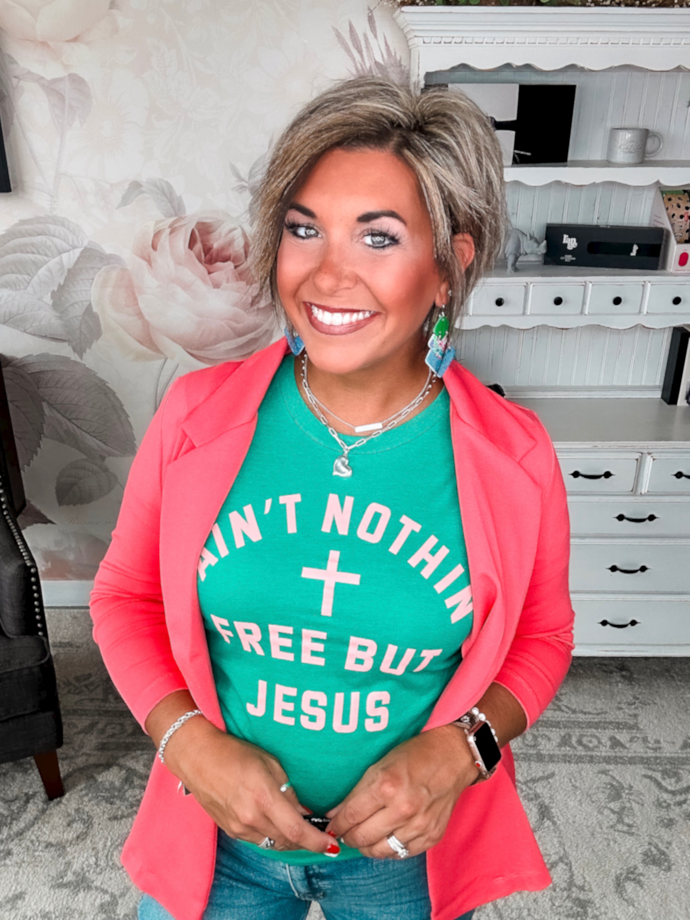 Ain't Nothin Free But Jesus Graphic Tee