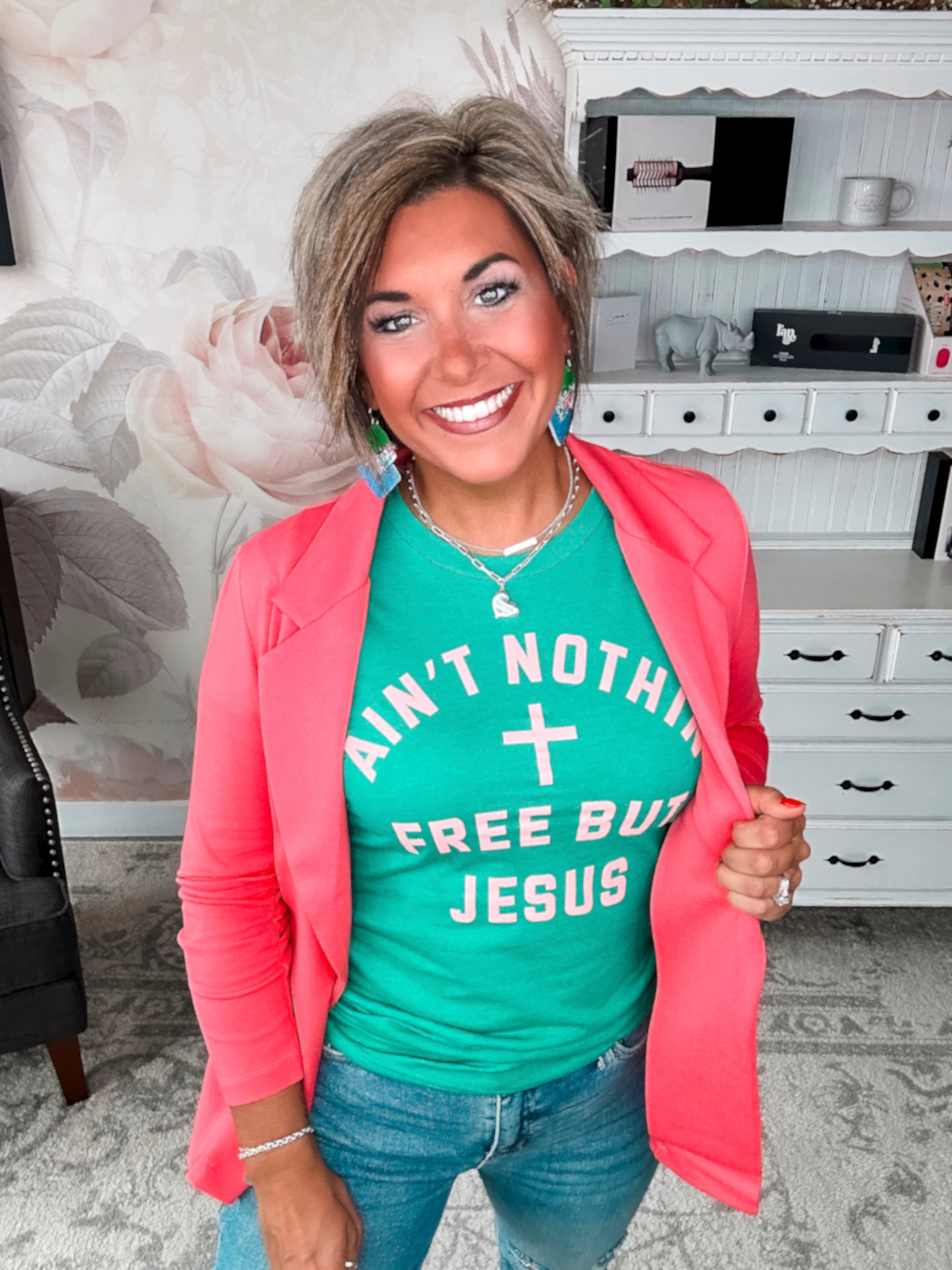 Ain't Nothin Free But Jesus Graphic Tee