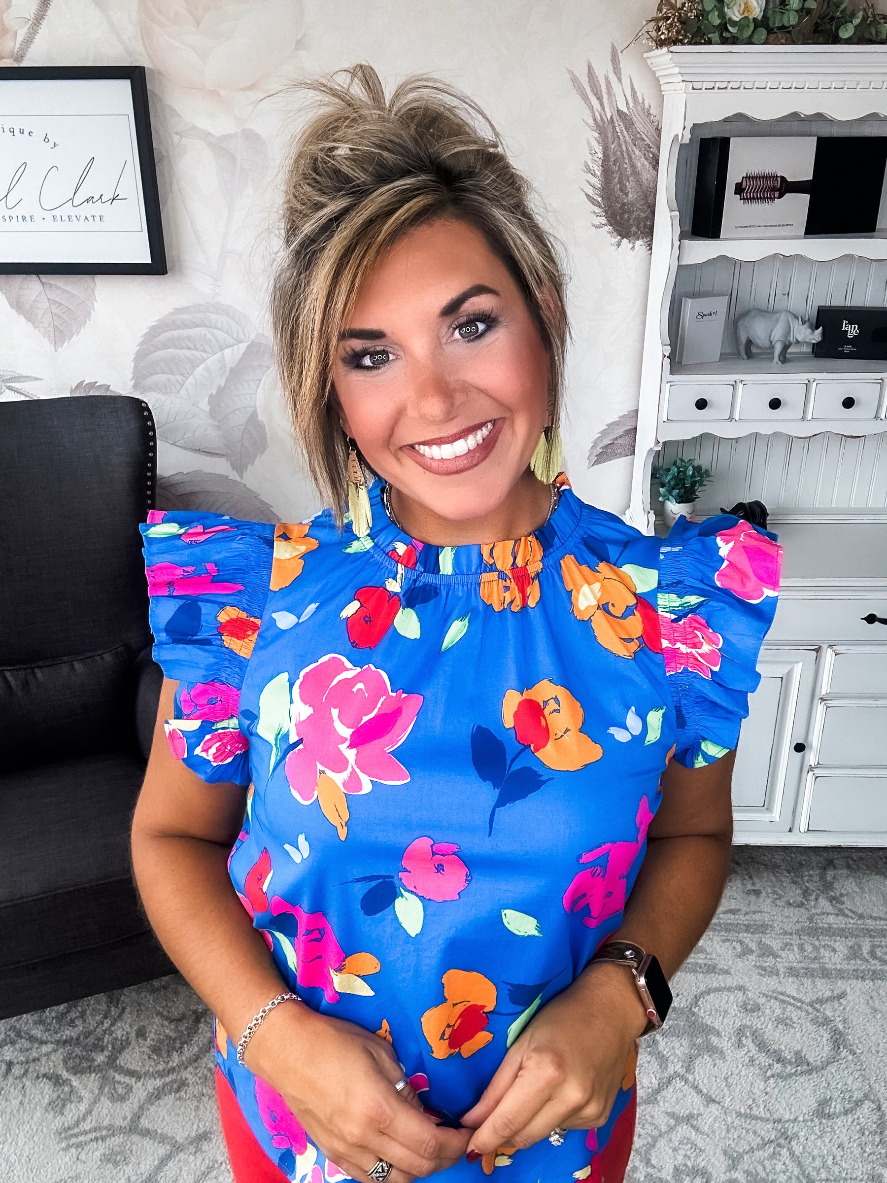 So Much Left Undone Floral Blouse