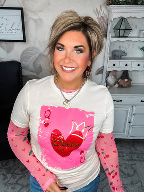 Queen of Hearts Graphic Tee