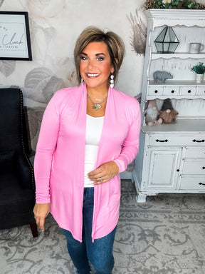 Love Never Fades Cardigan - Pink