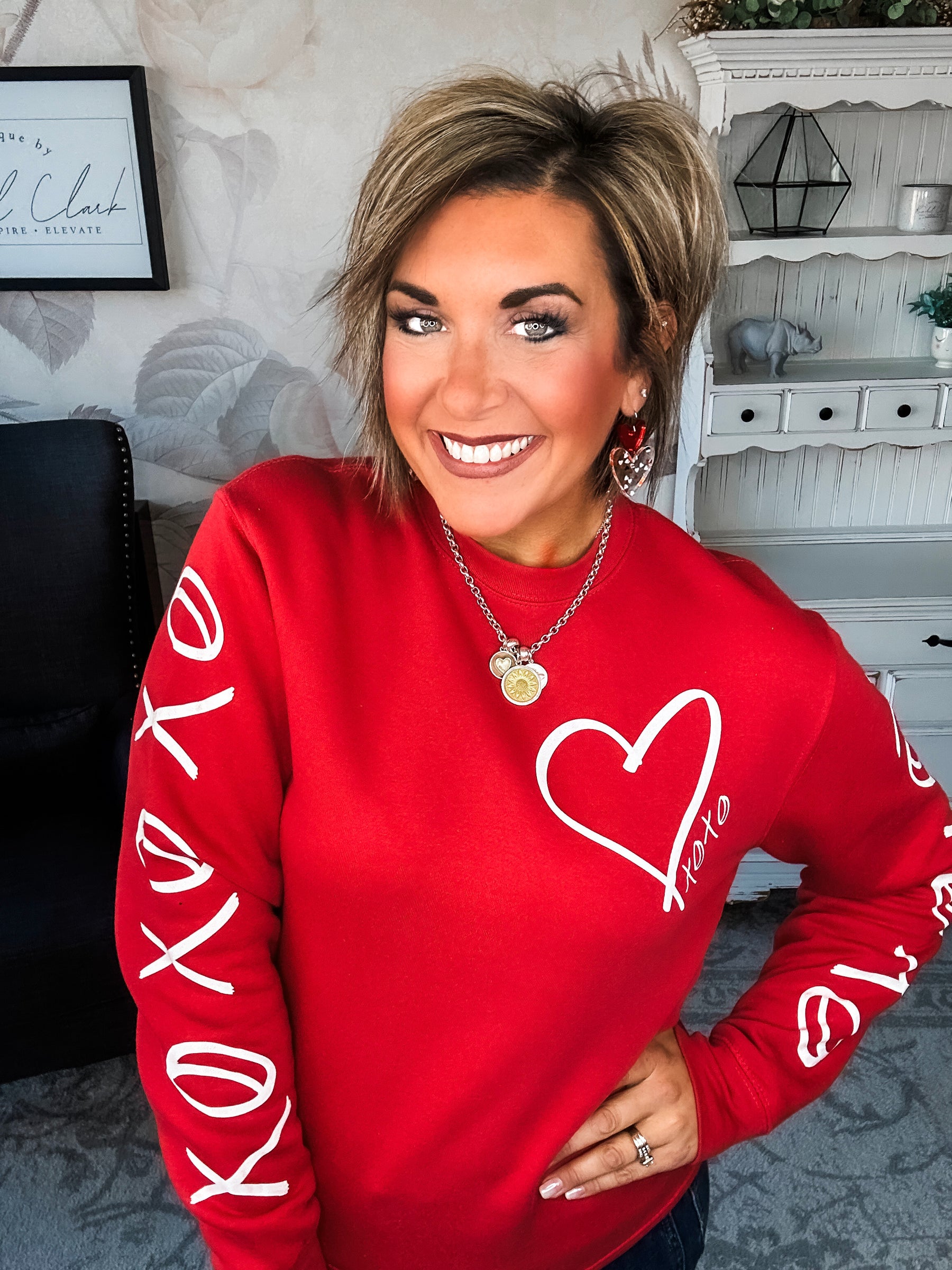 Hugs & Kisses Red Sweatshirt