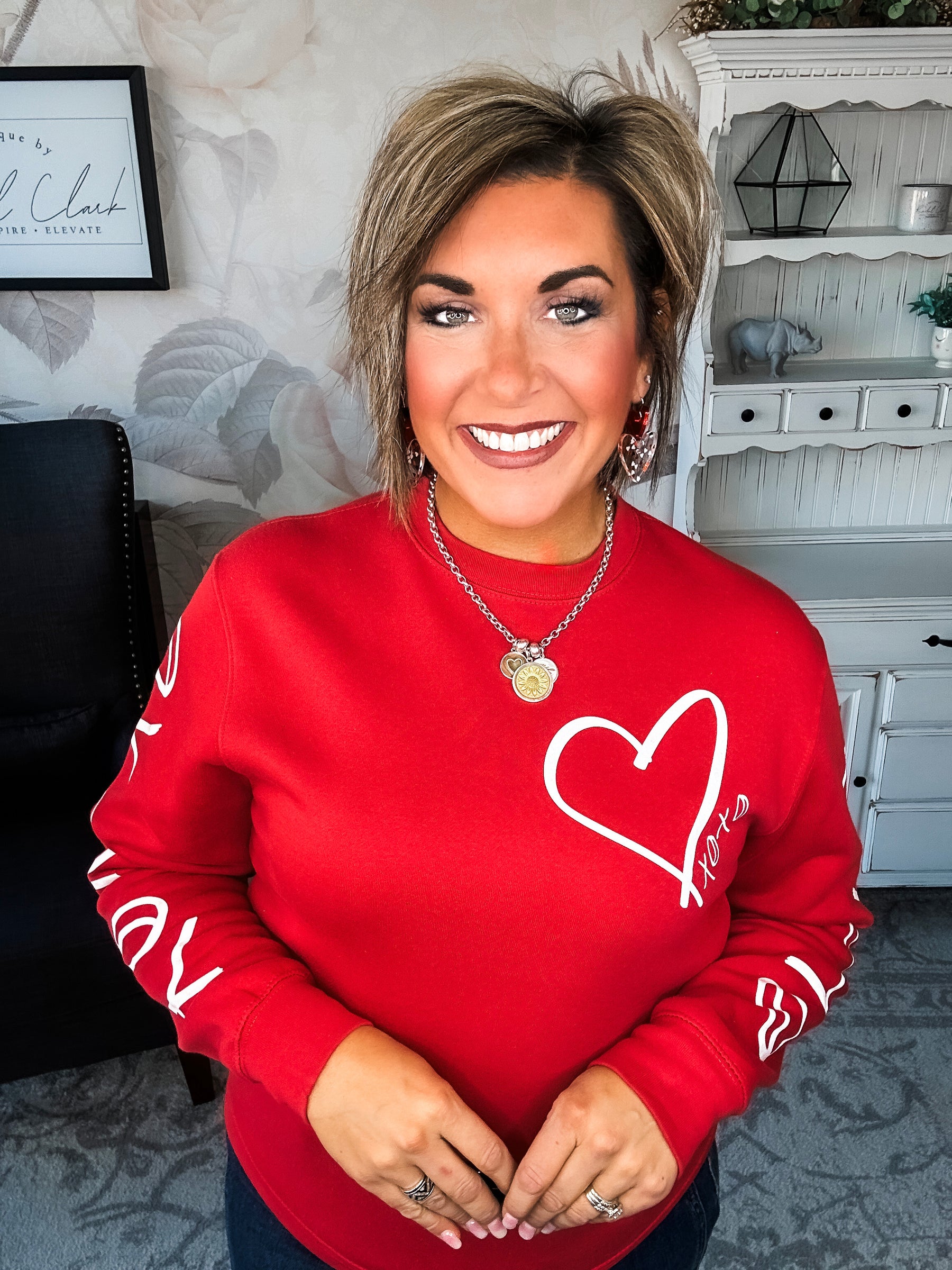 Hugs & Kisses Red Sweatshirt