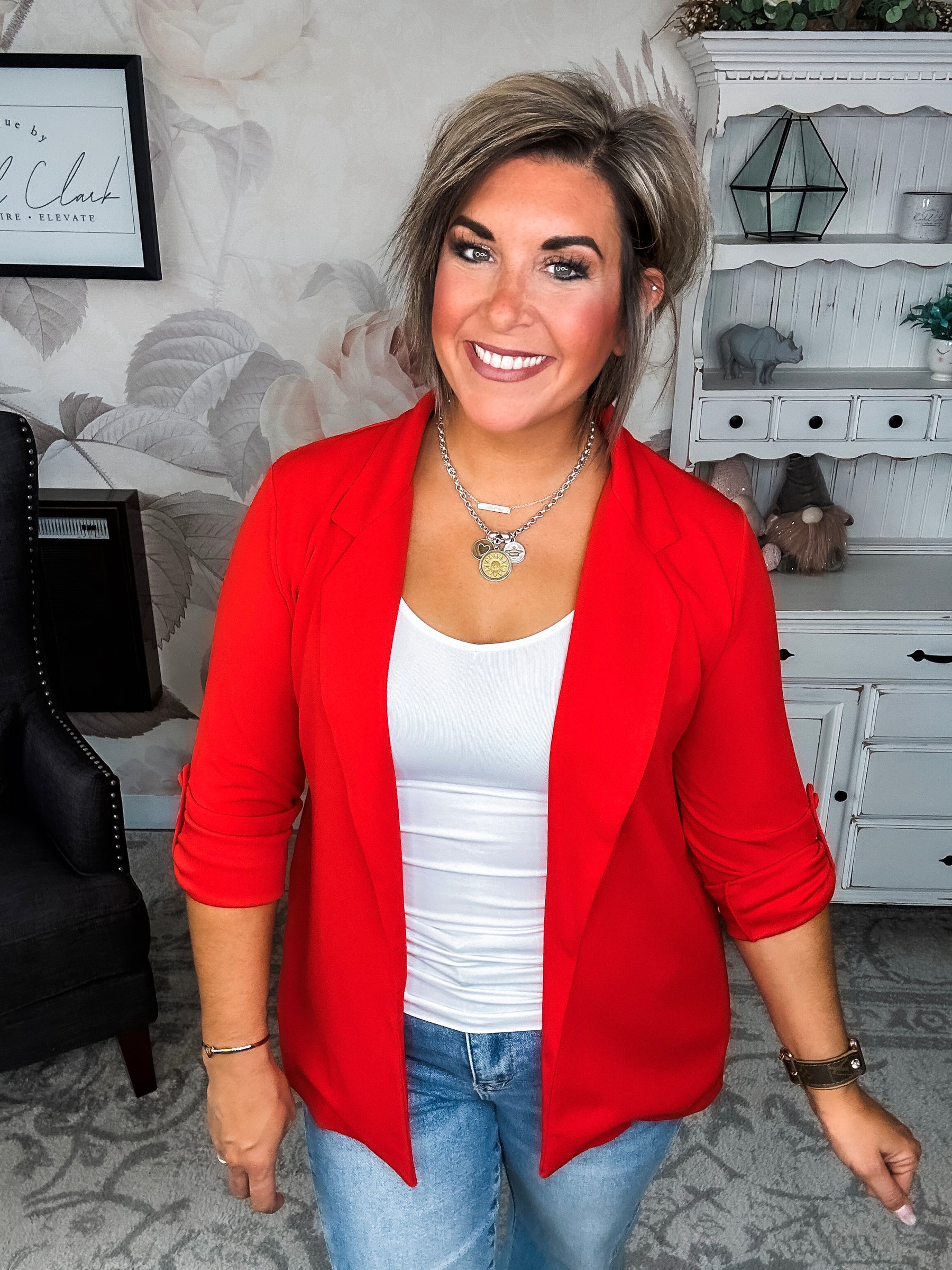 What I Live For Blazer - Red