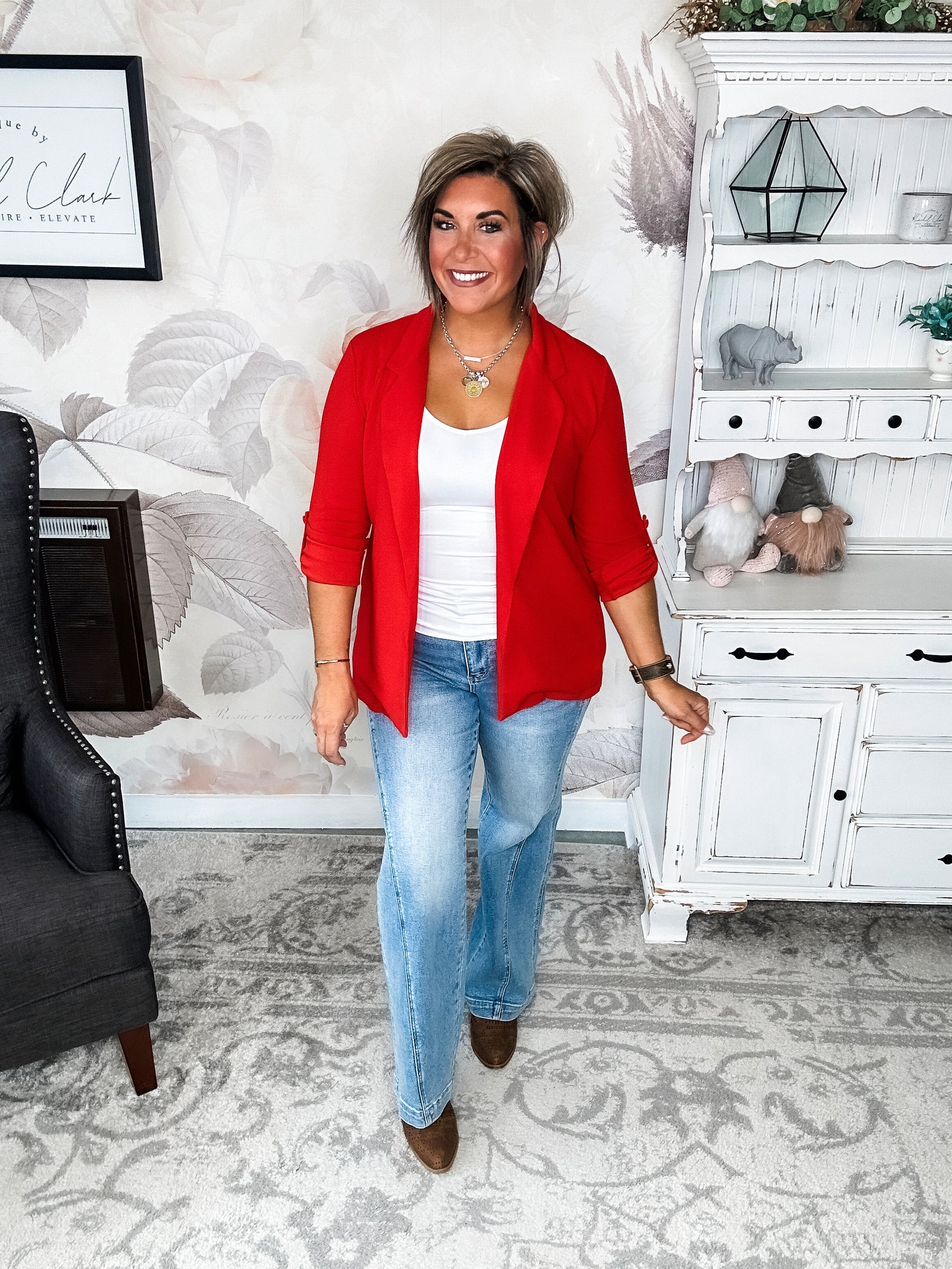 What I Live For Blazer - Red