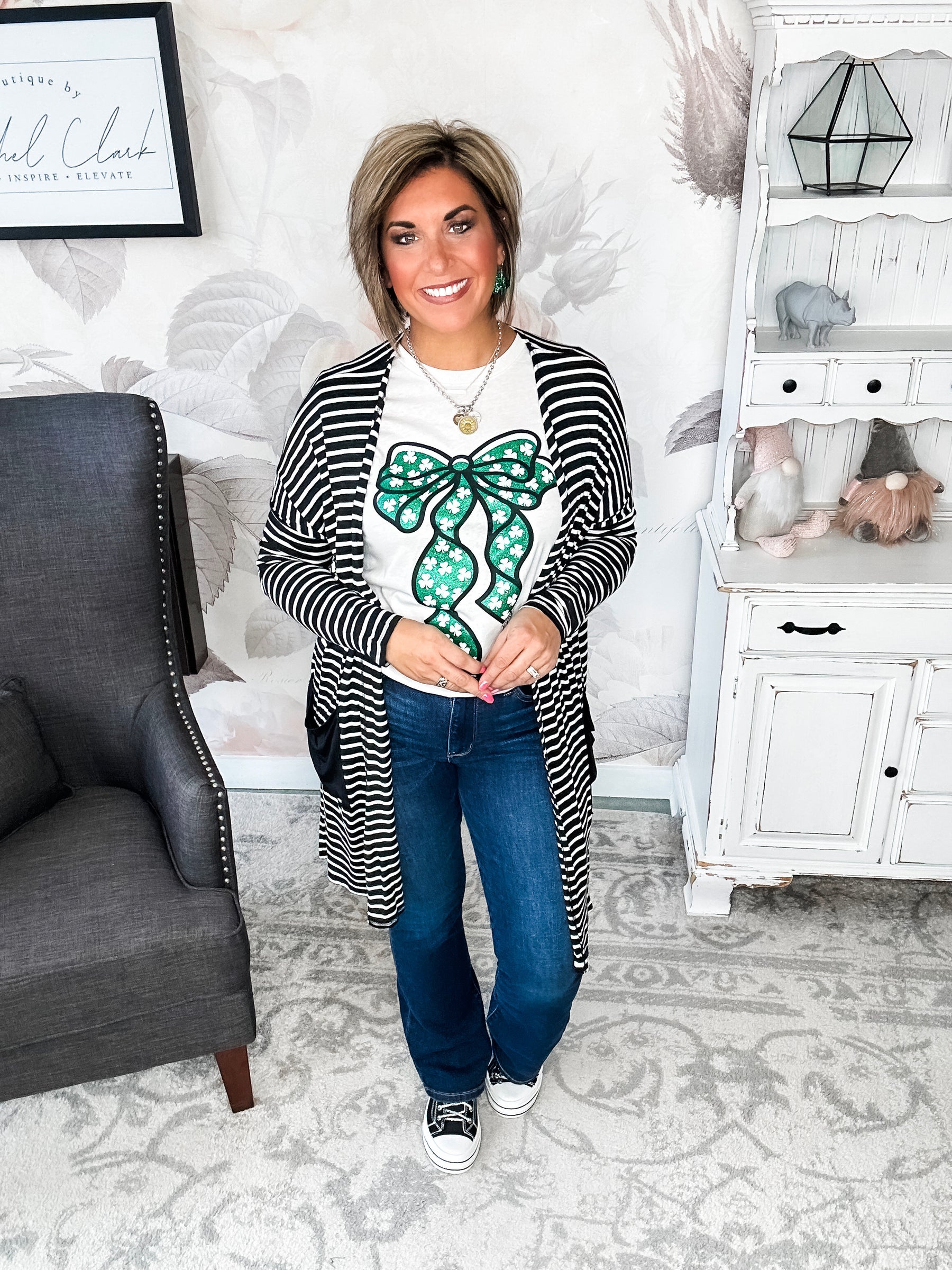 Shamrock Bow Tee