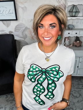 Shamrock Bow Tee