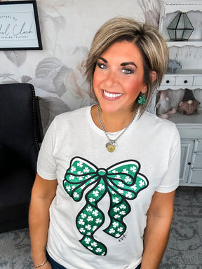 Shamrock Bow Tee