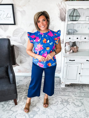 So Much Left Undone Floral Blouse