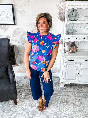 So Much Left Undone Floral Blouse