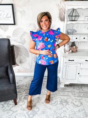 So Much Left Undone Floral Blouse