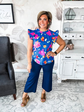 So Much Left Undone Floral Blouse