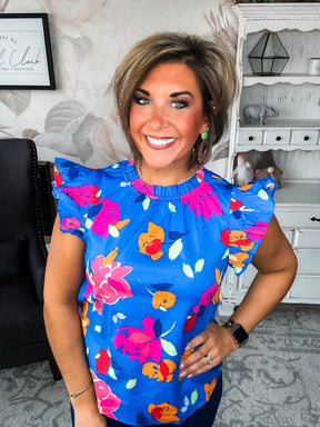 So Much Left Undone Floral Blouse