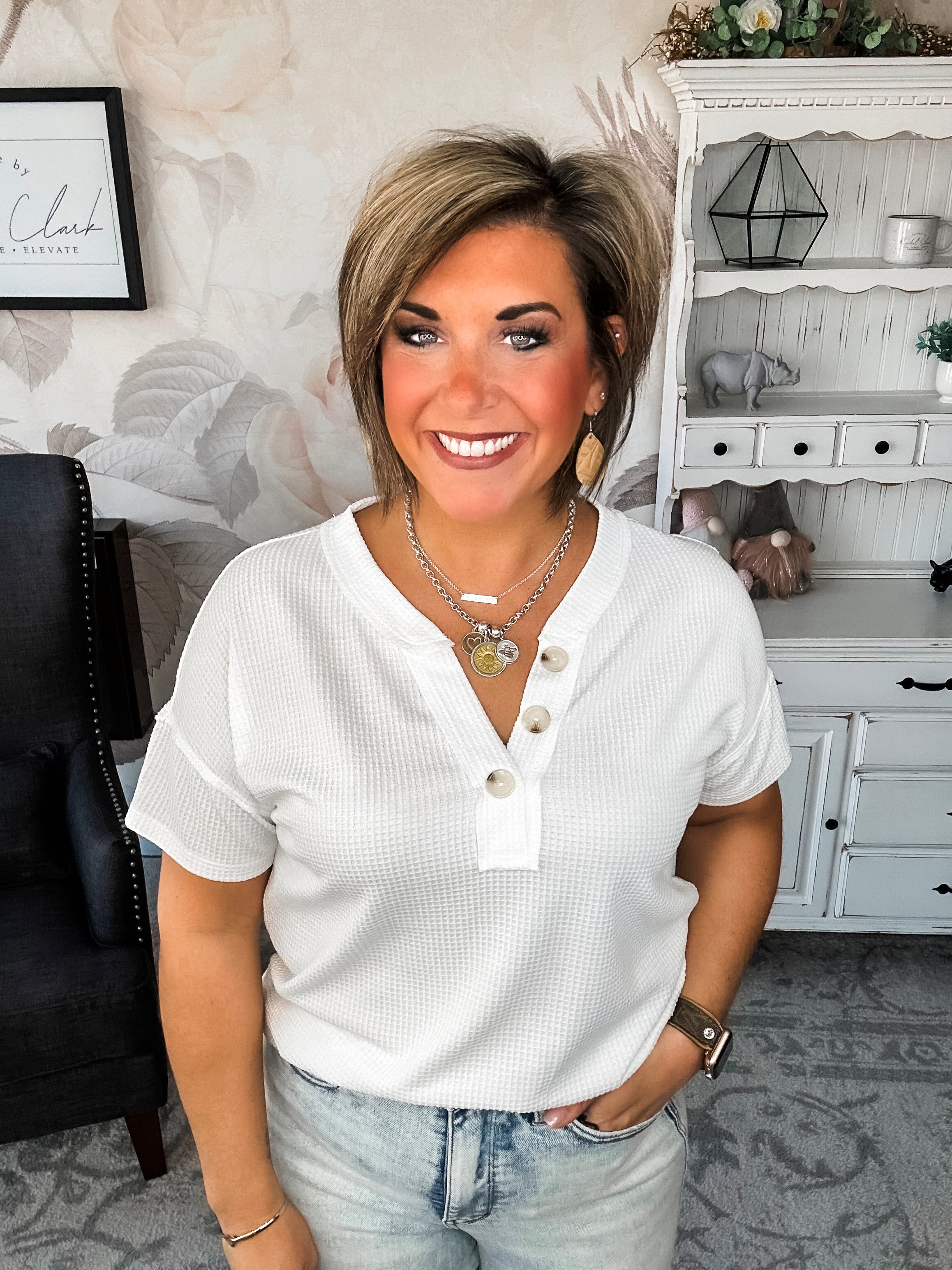 Beautiful Story Top - Ivory