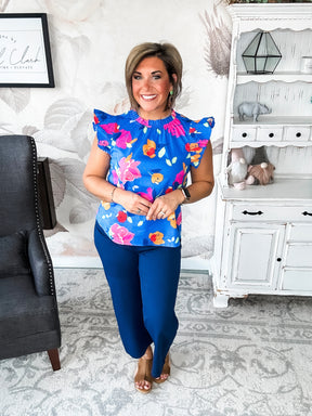 So Much Left Undone Floral Blouse