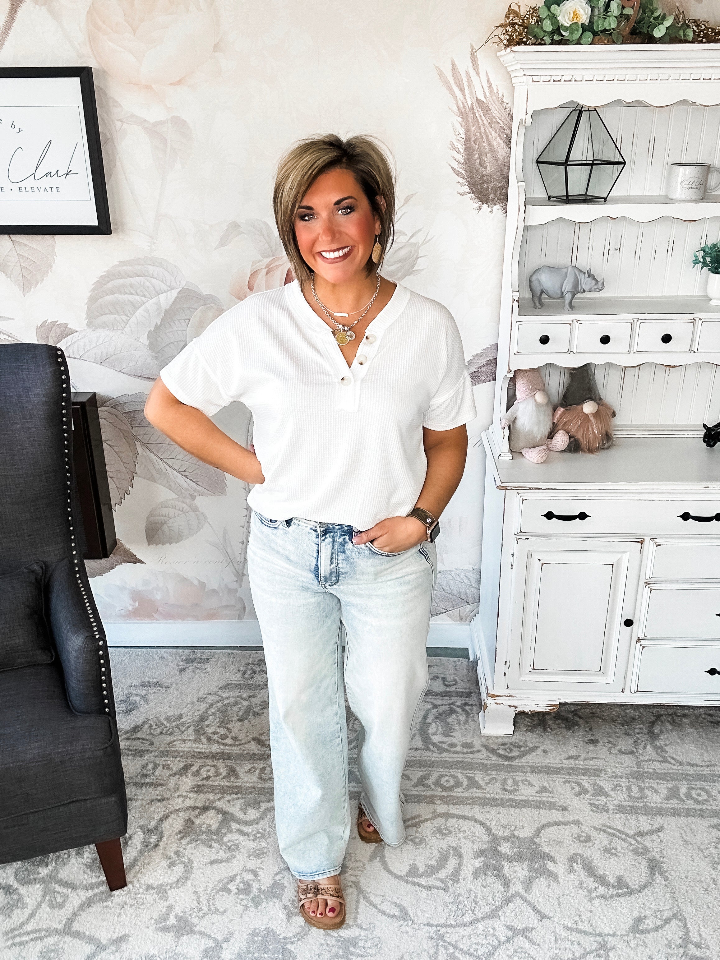 Beautiful Story Top - Ivory