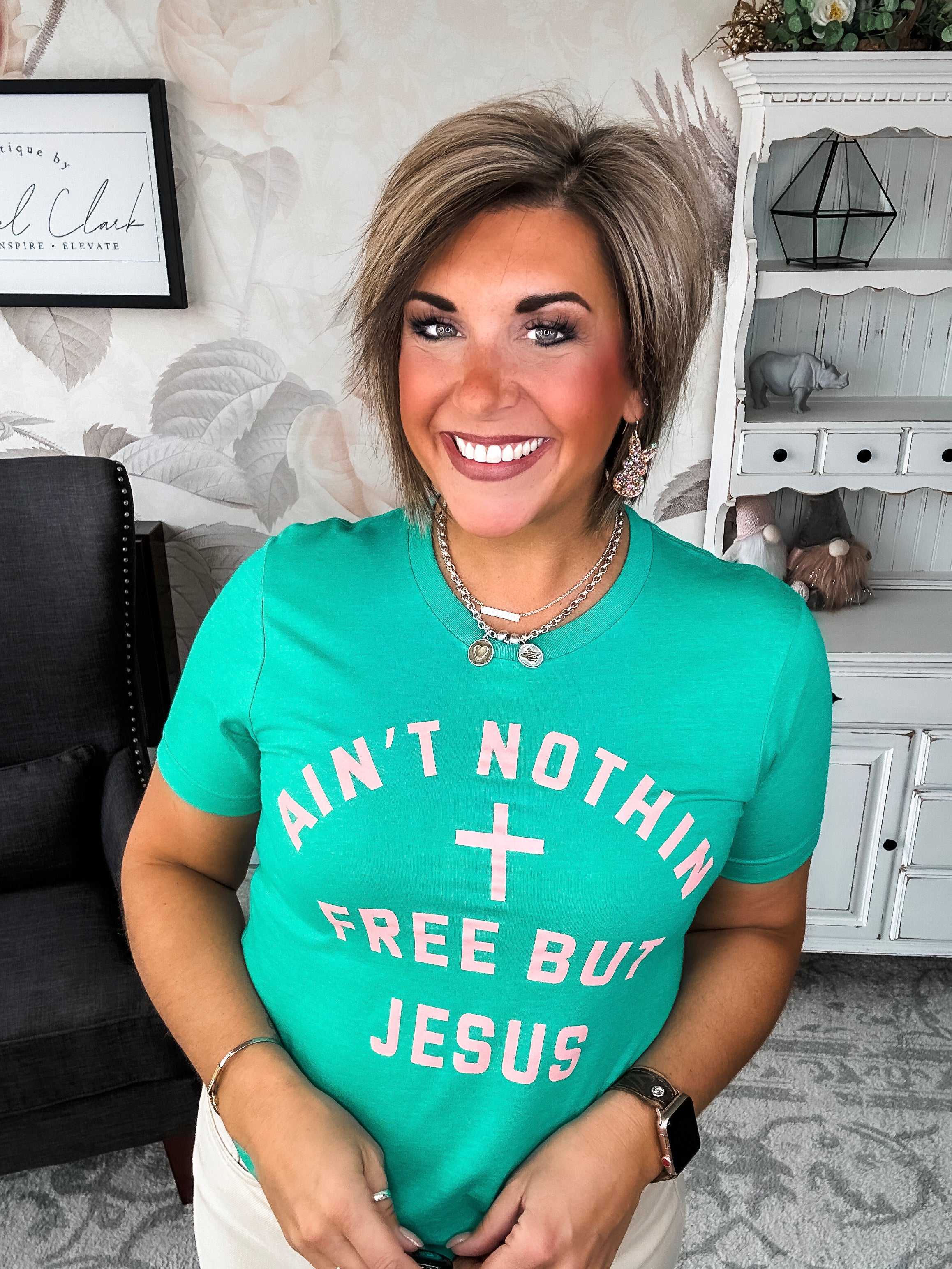 Ain't Nothin Free But Jesus Graphic Tee