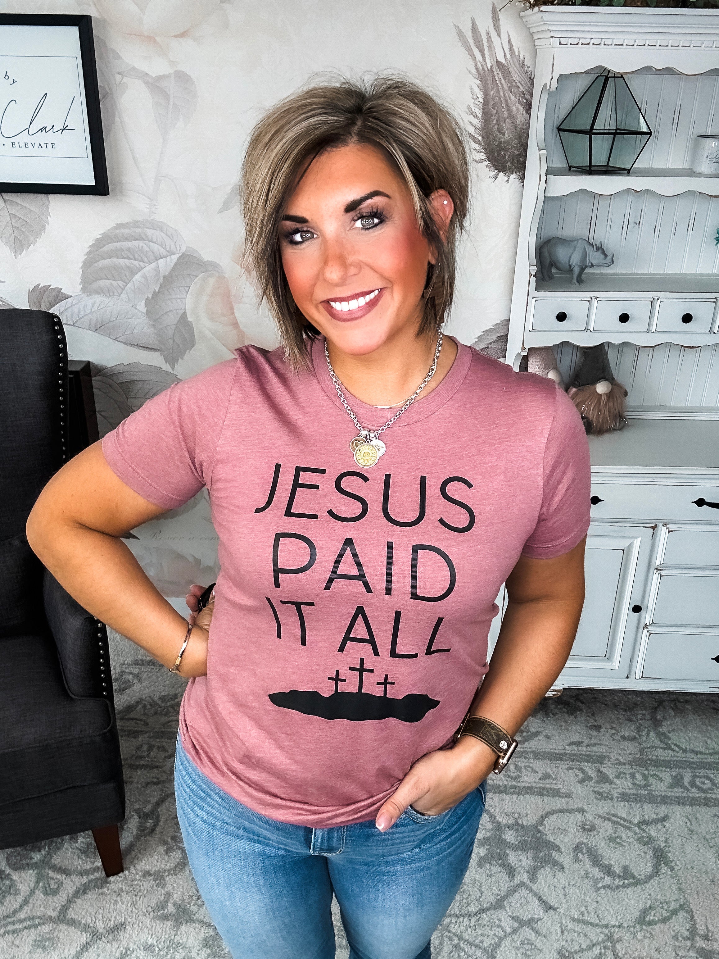 Jesus Paid It All Graphic Tee