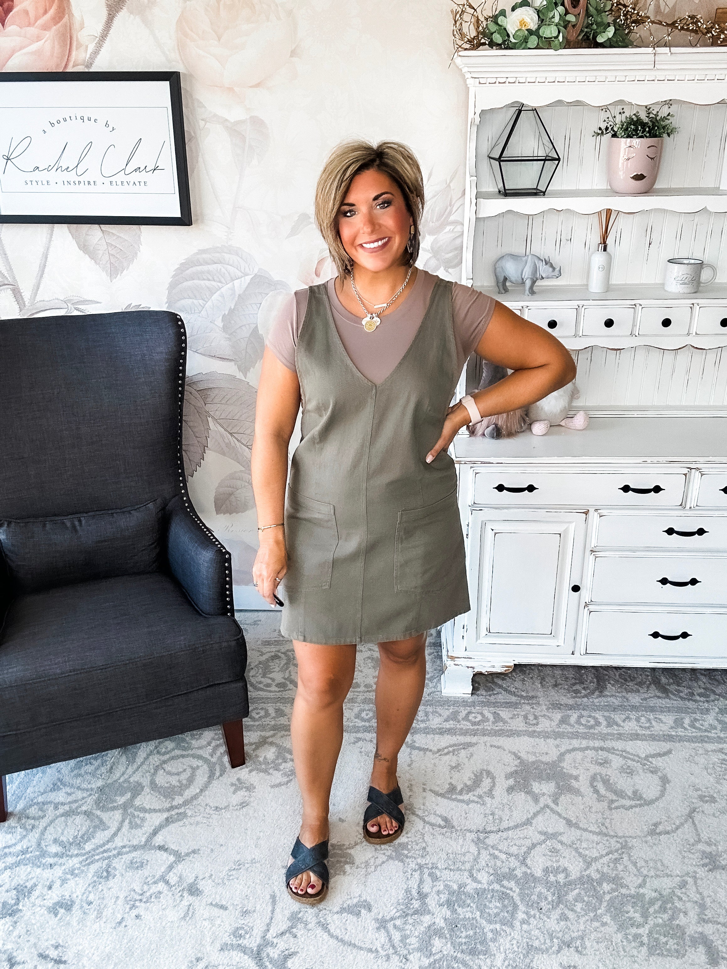 Hold My Head Up High Mini Dress