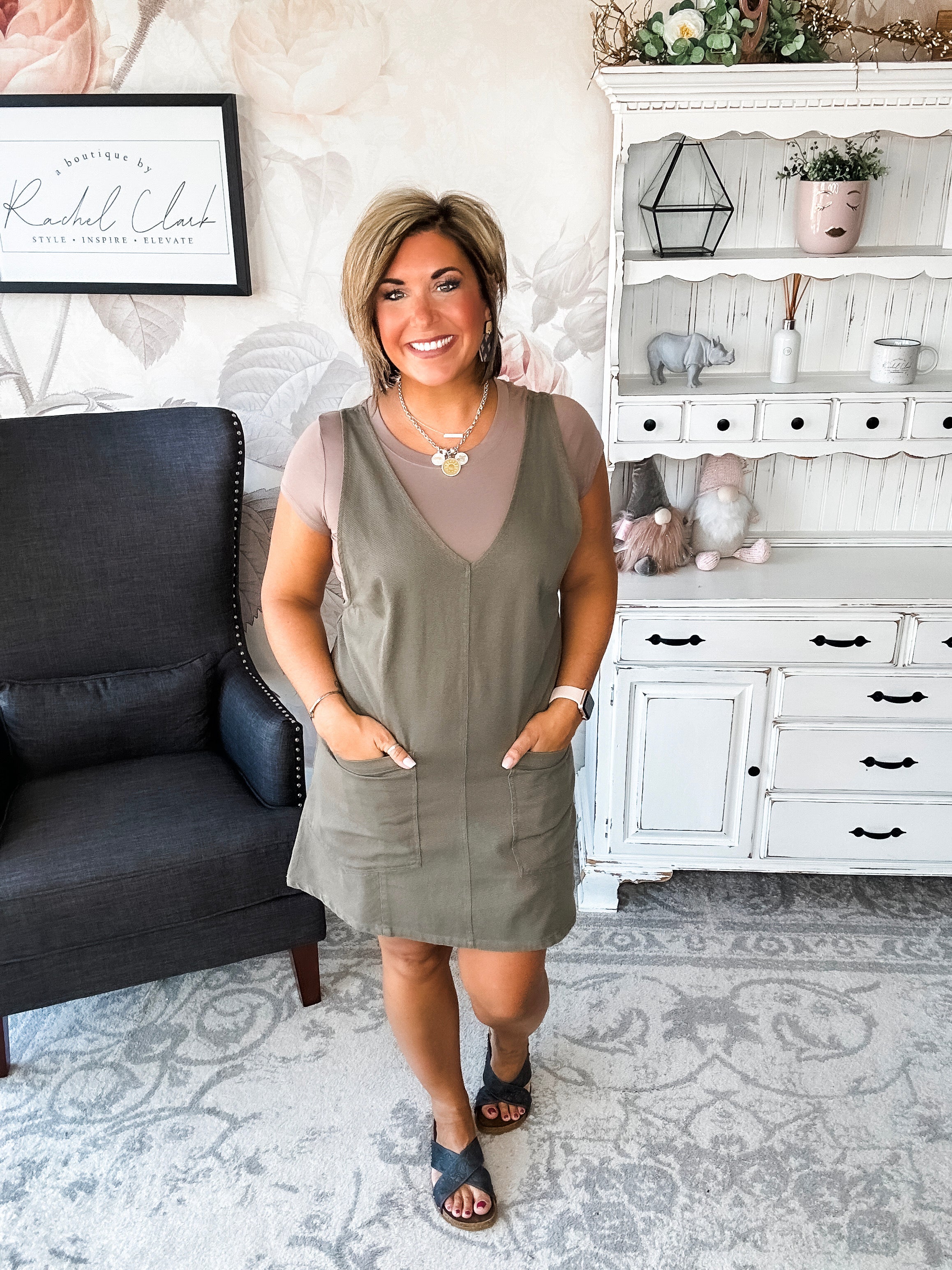 Hold My Head Up High Mini Dress