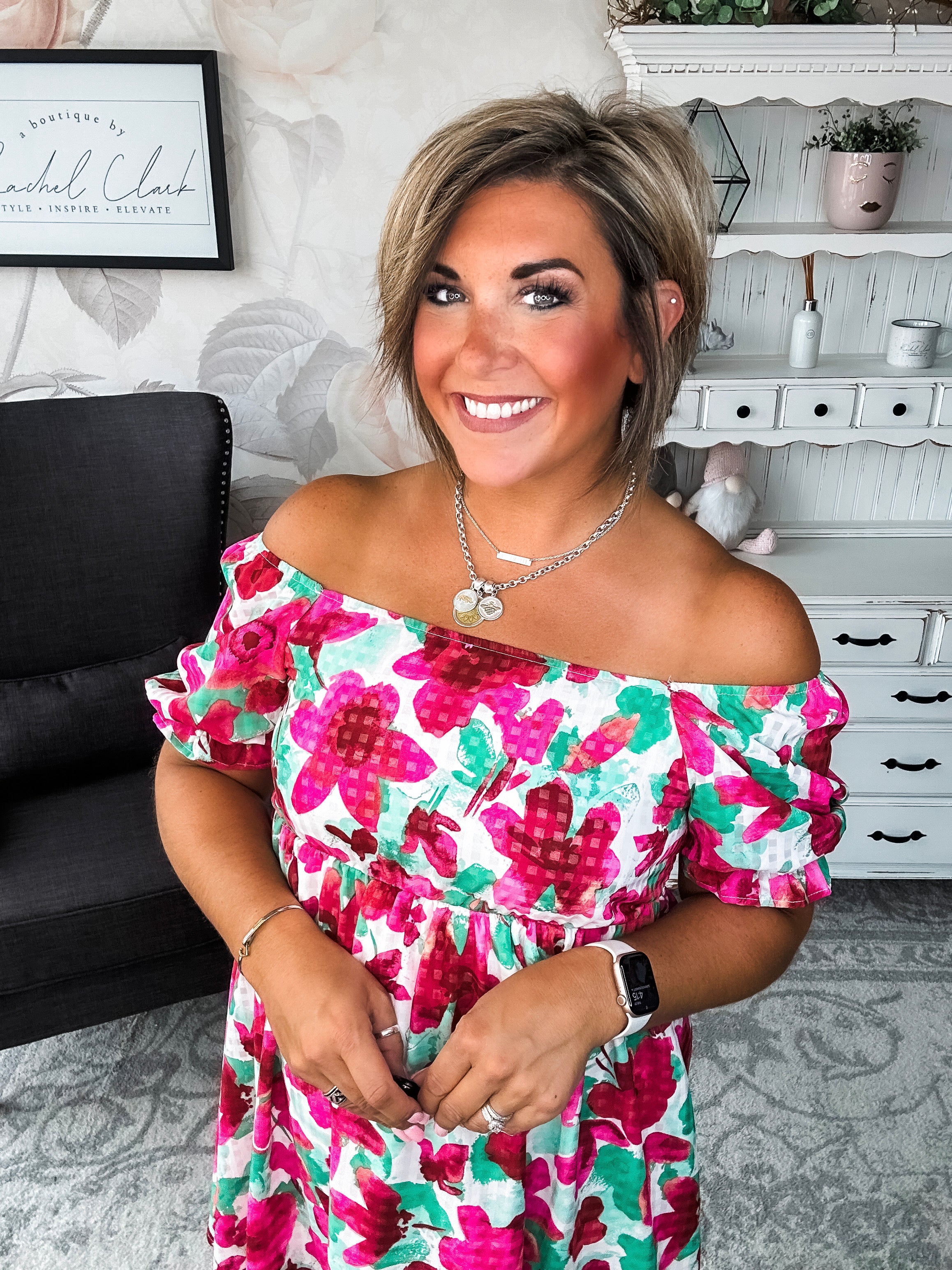Sunshine on Your Face Floral Dress