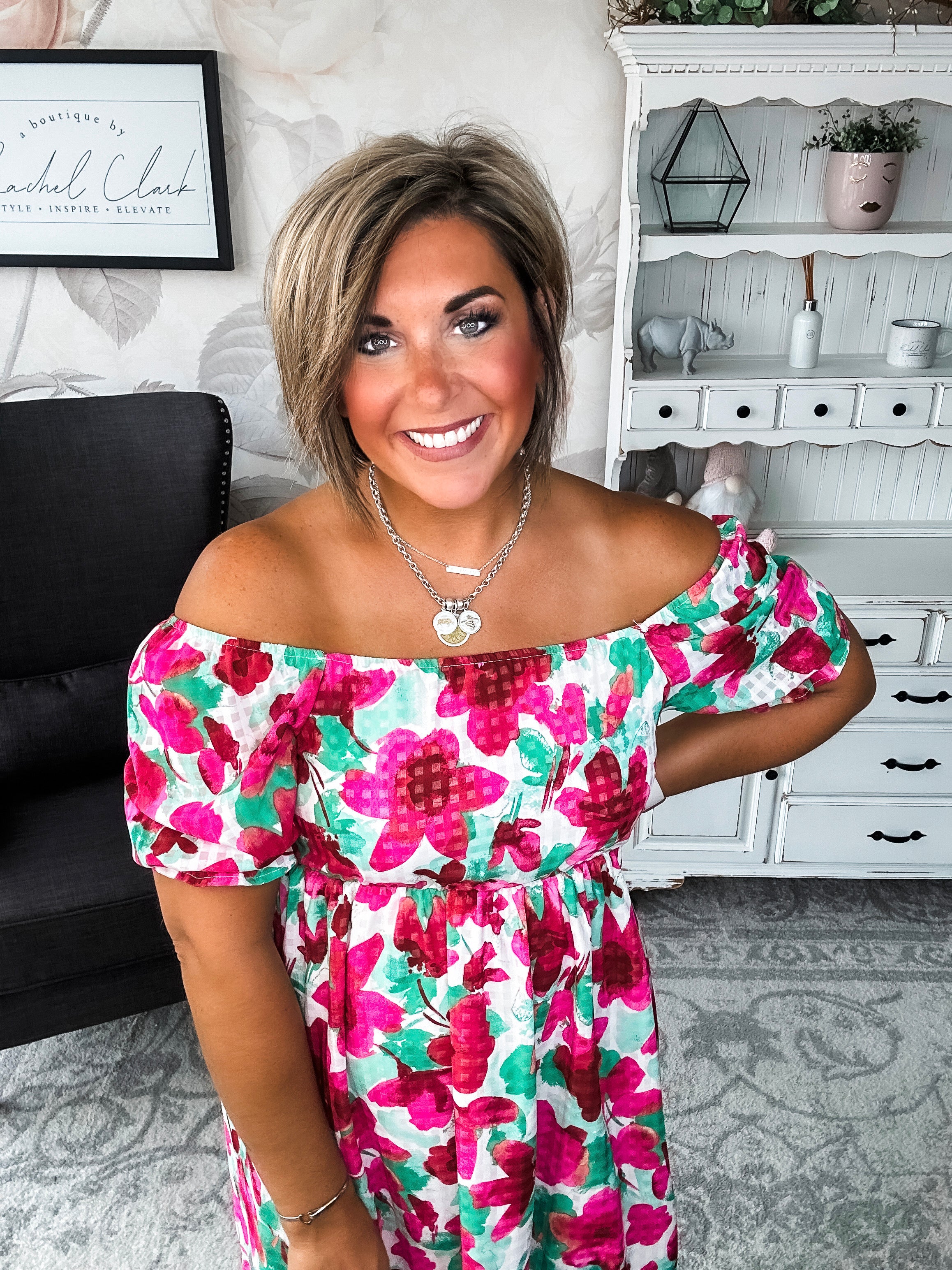 Sunshine on Your Face Floral Dress