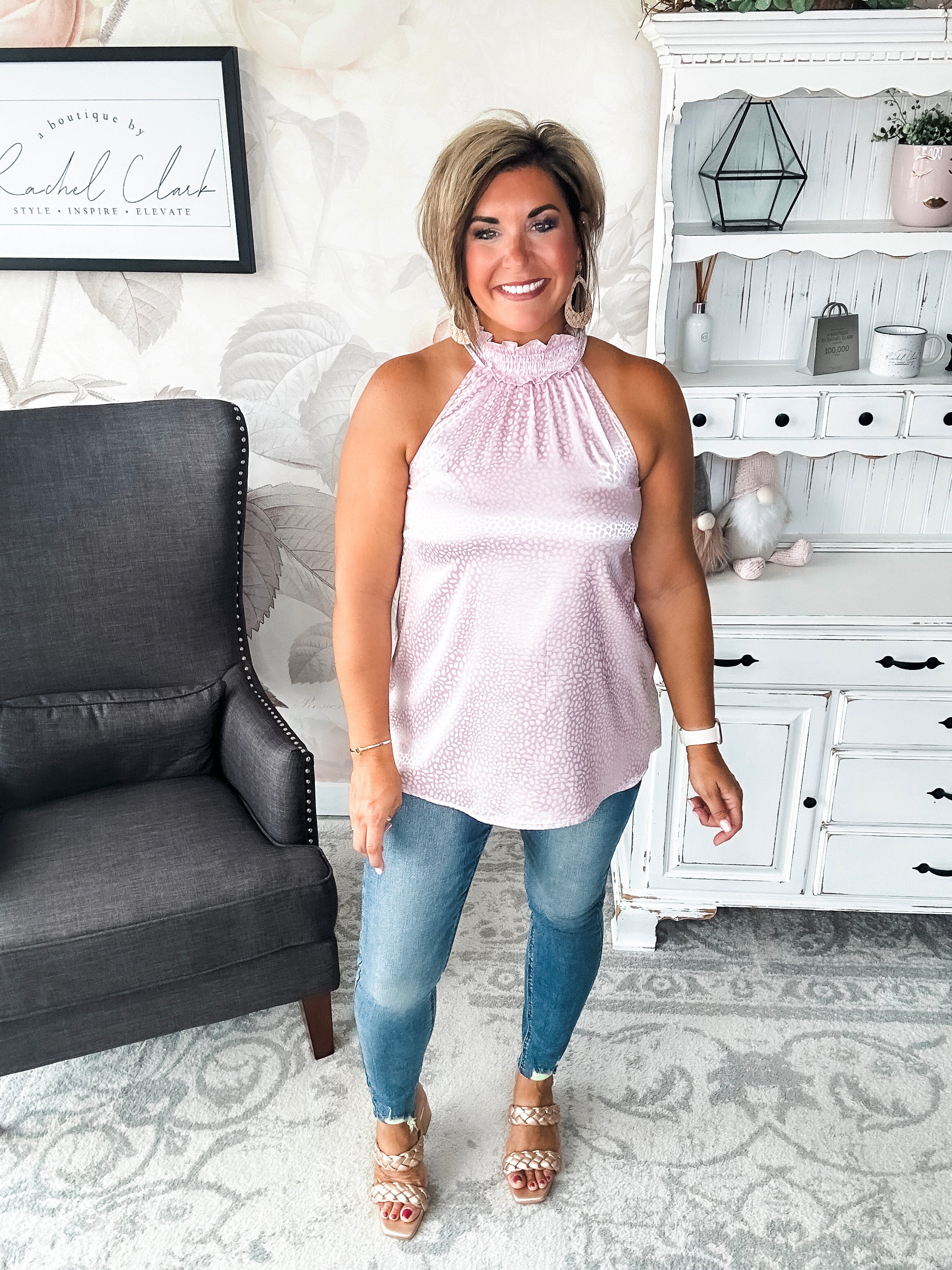 Love Like This Blouse - Dusty Pink