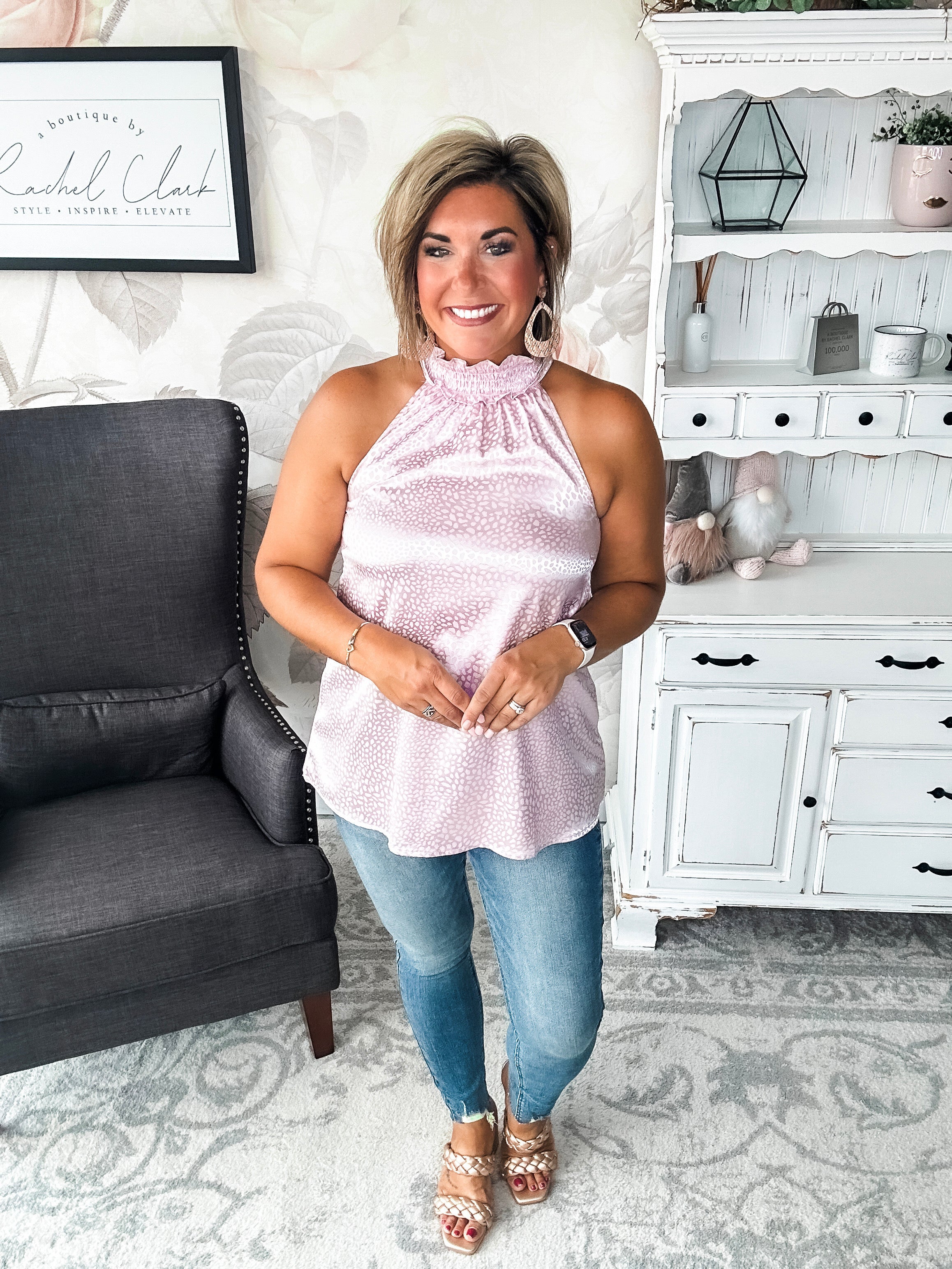 Love Like This Blouse - Dusty Pink
