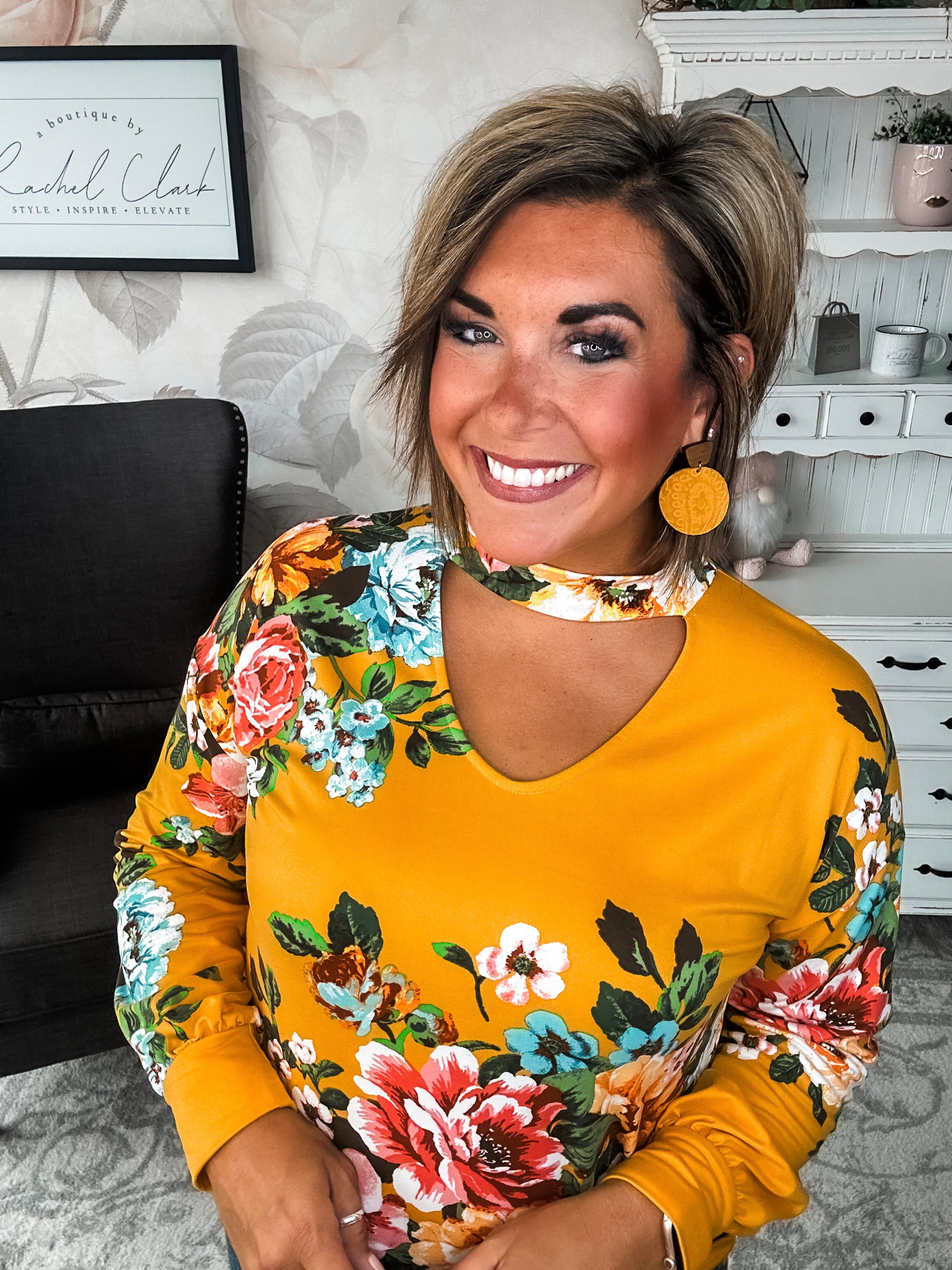 You're Still Number One Floral Top