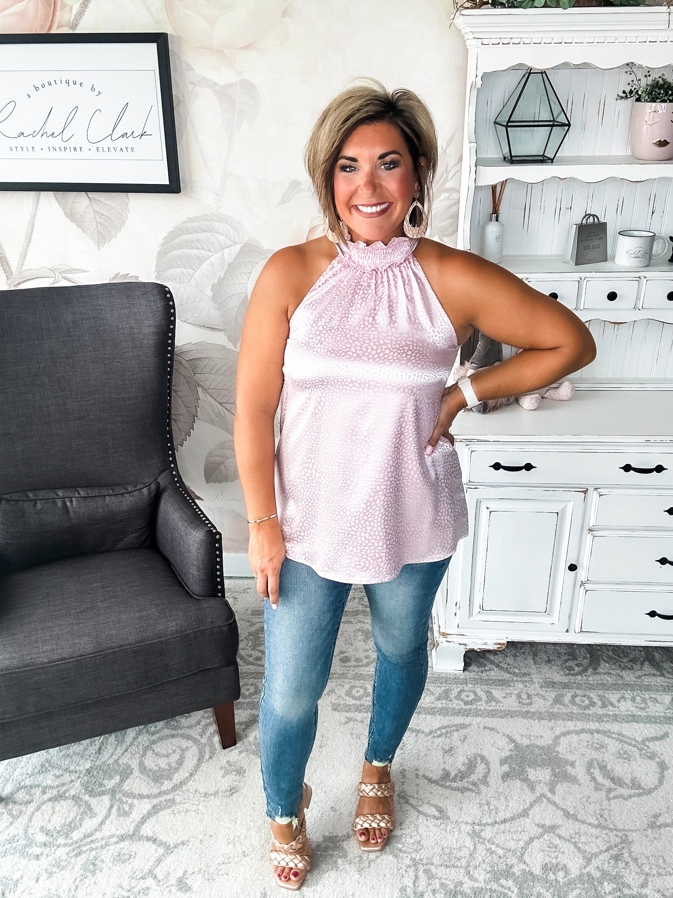 Love Like This Blouse - Dusty Pink