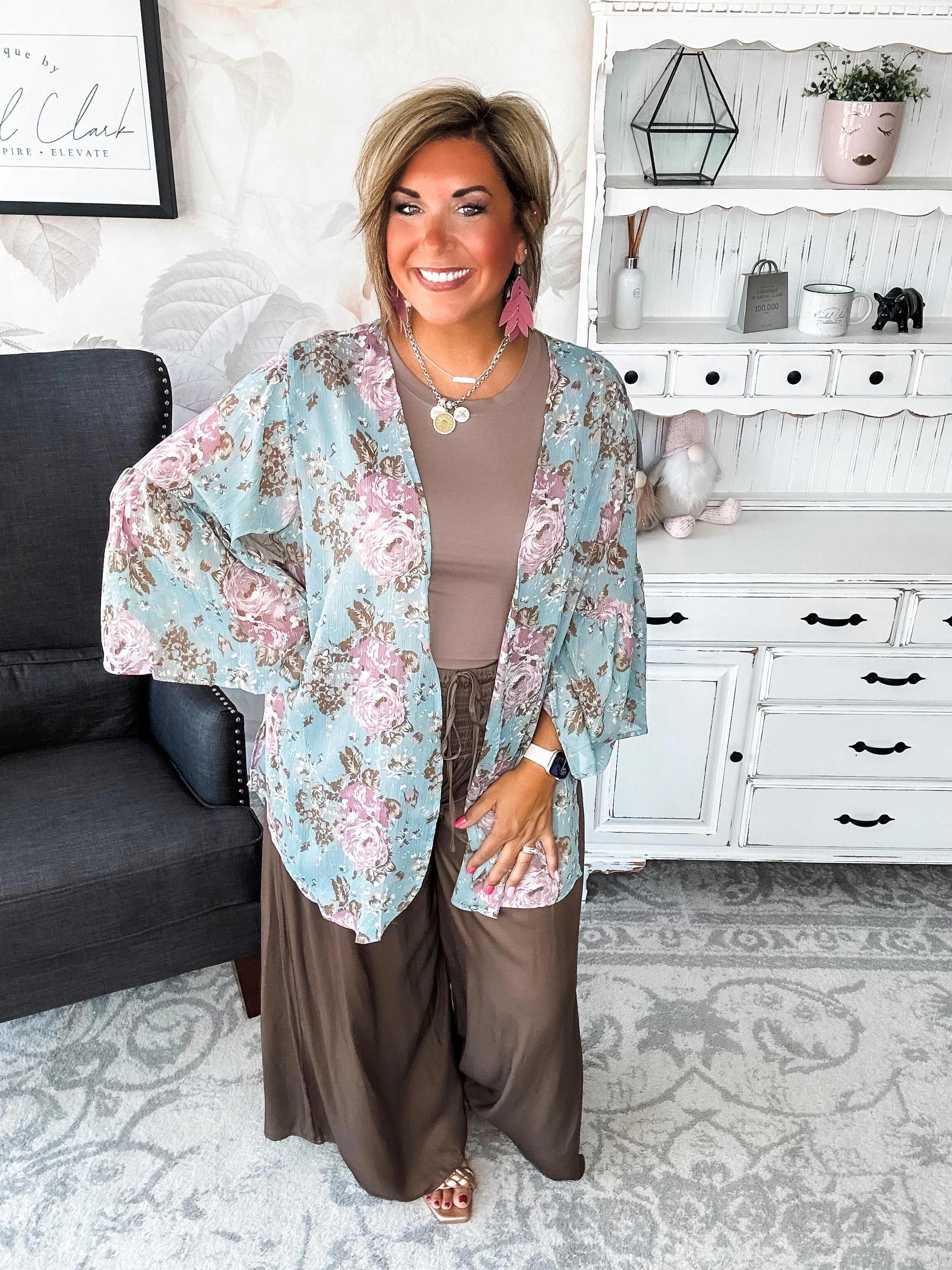 Loving Everyday Floral Kimono