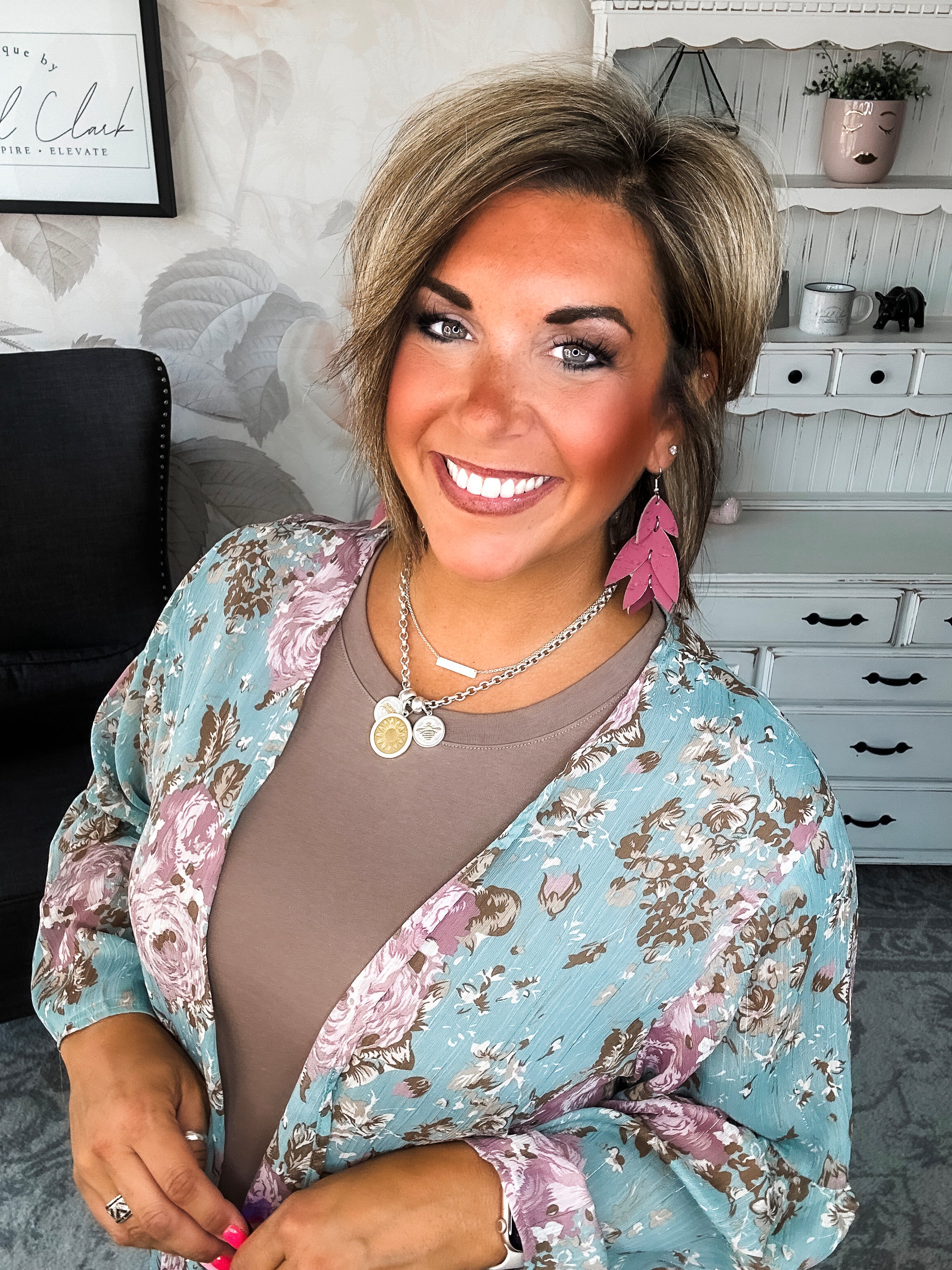 Loving Everyday Floral Kimono