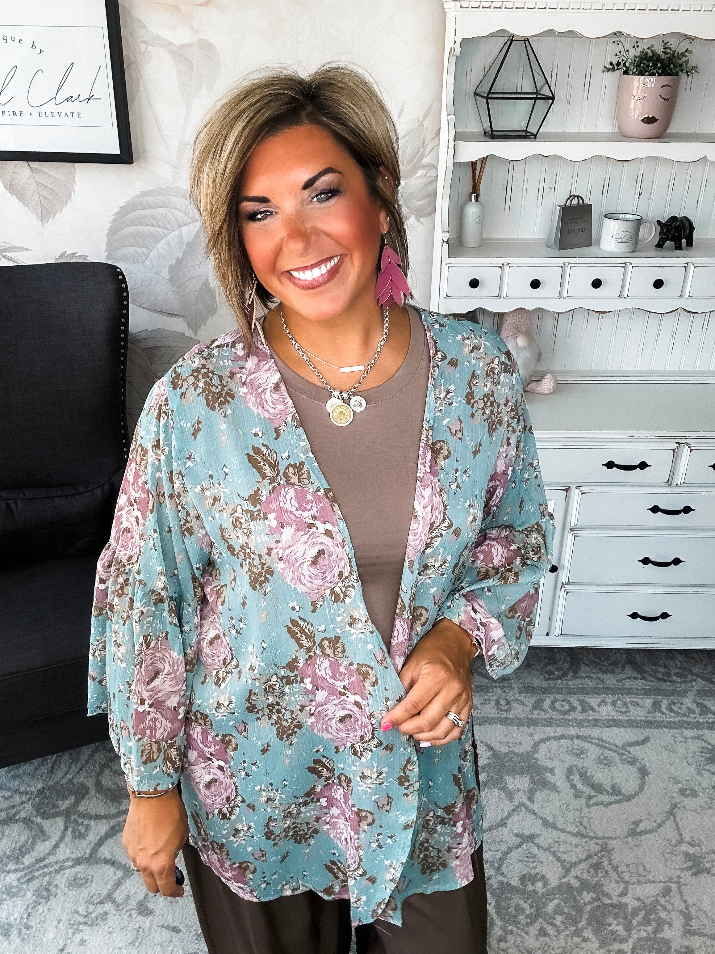 Loving Everyday Floral Kimono