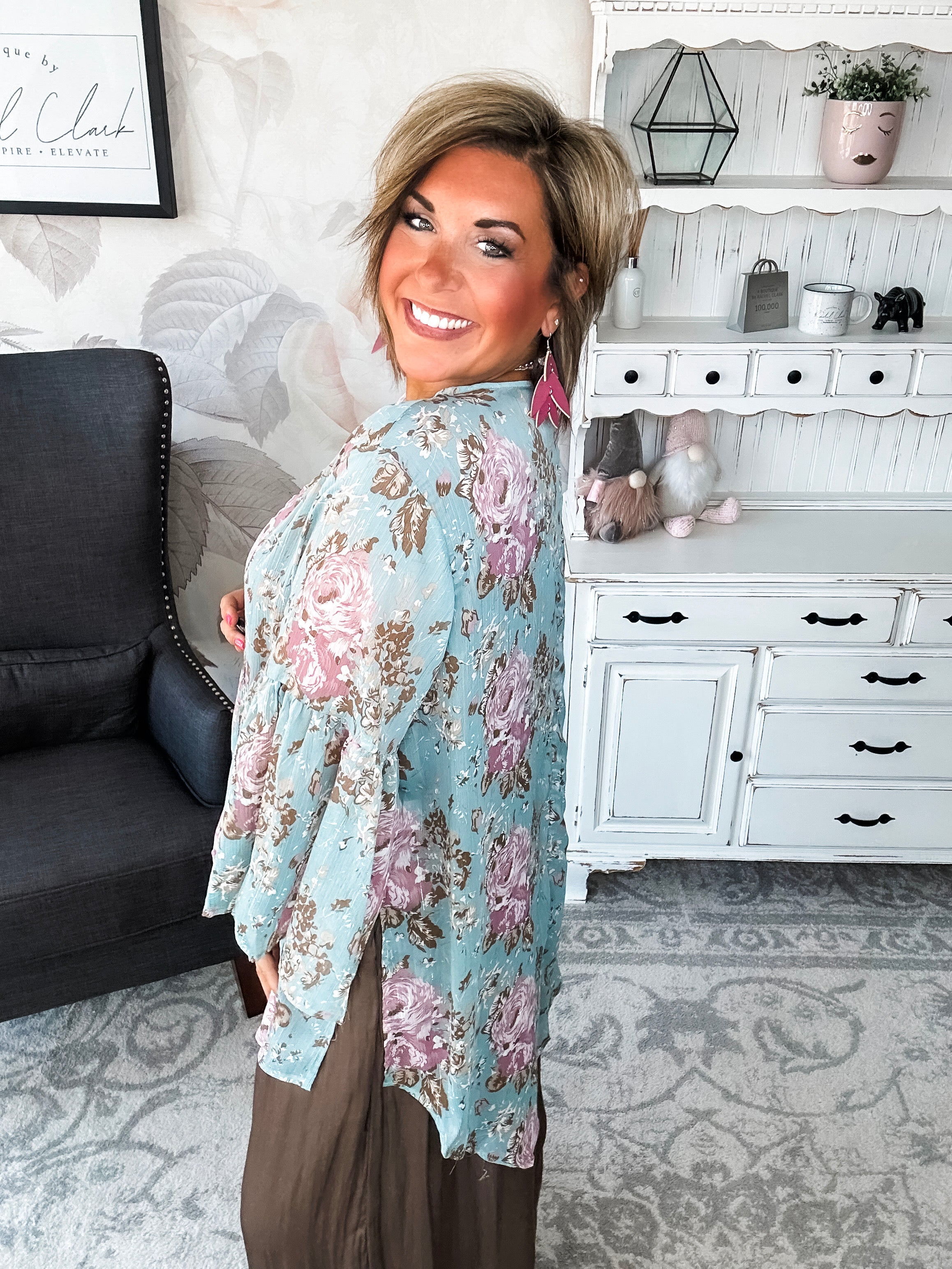 Loving Everyday Floral Kimono
