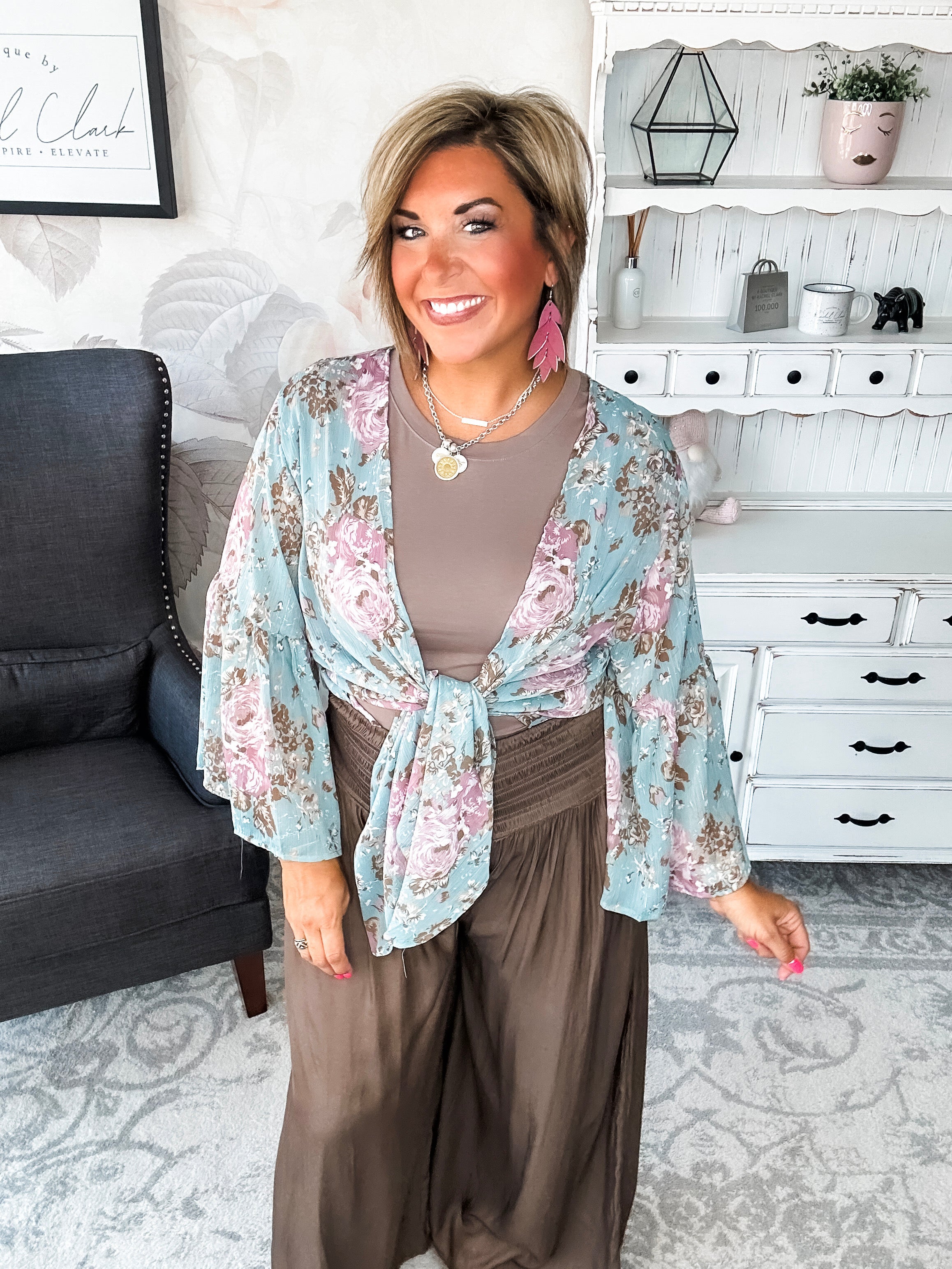 Loving Everyday Floral Kimono
