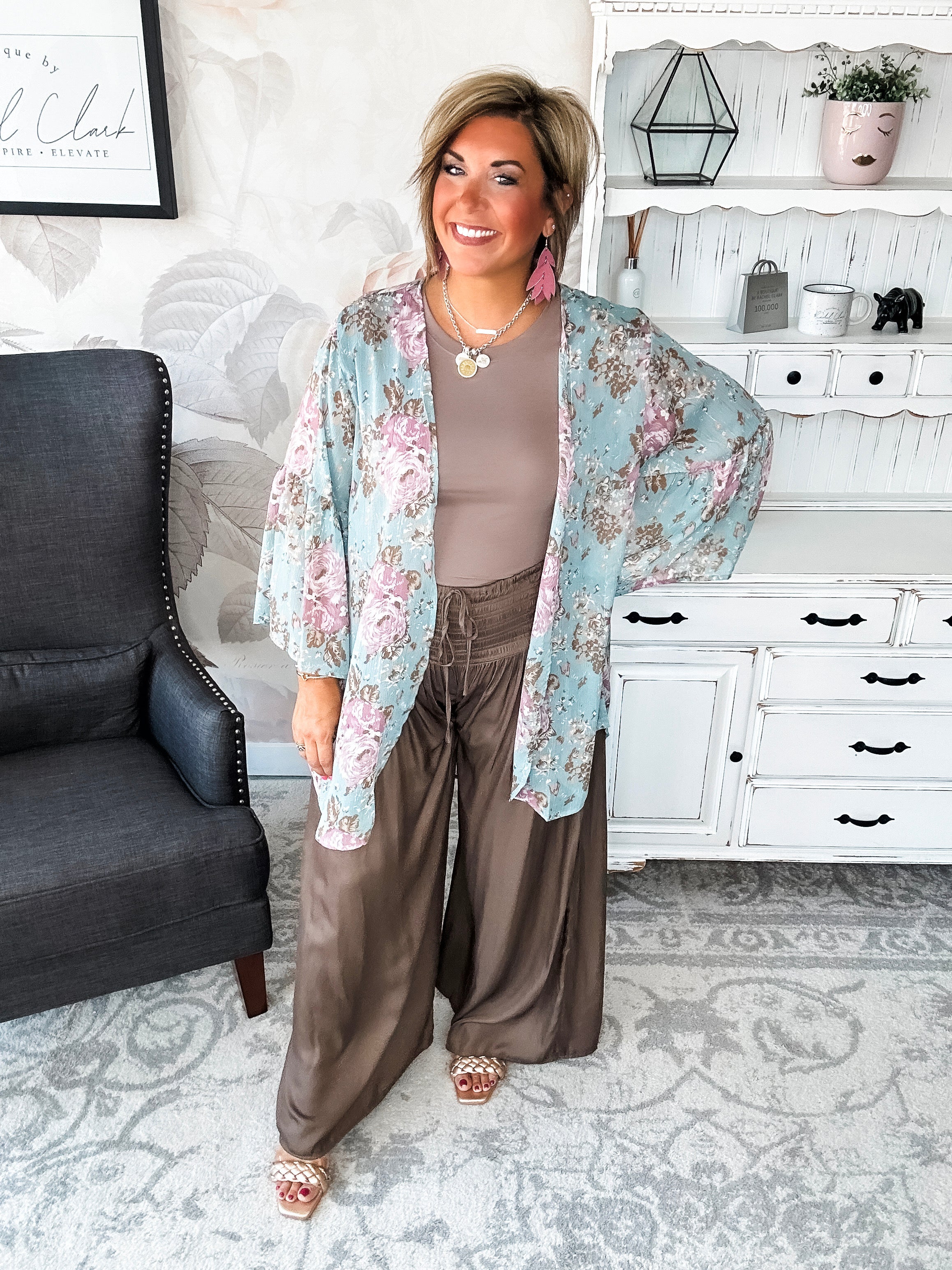 Loving Everyday Floral Kimono